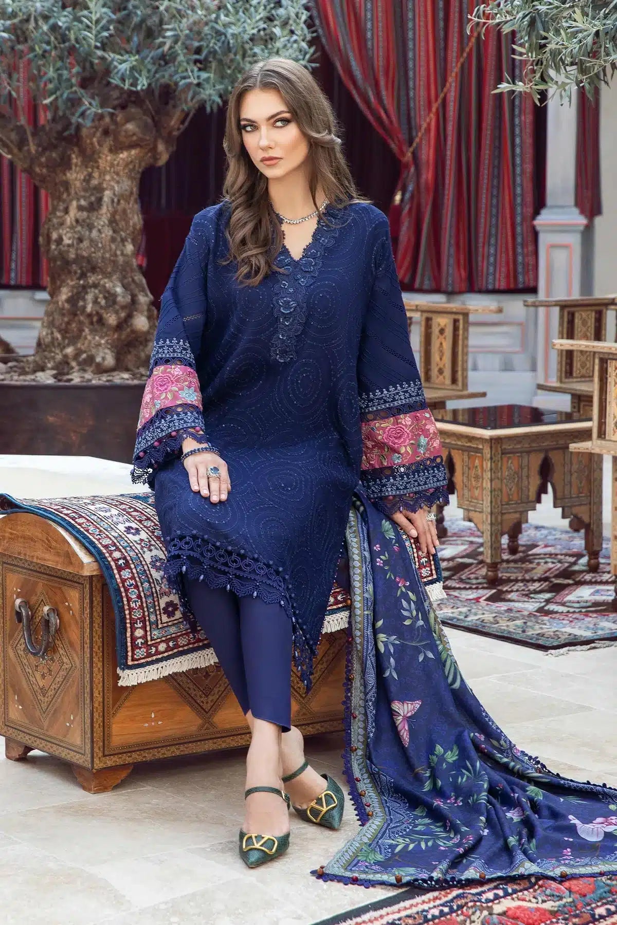Maria B | M Prints Winter 23 | MPT-2001-B - House Of Anaya
