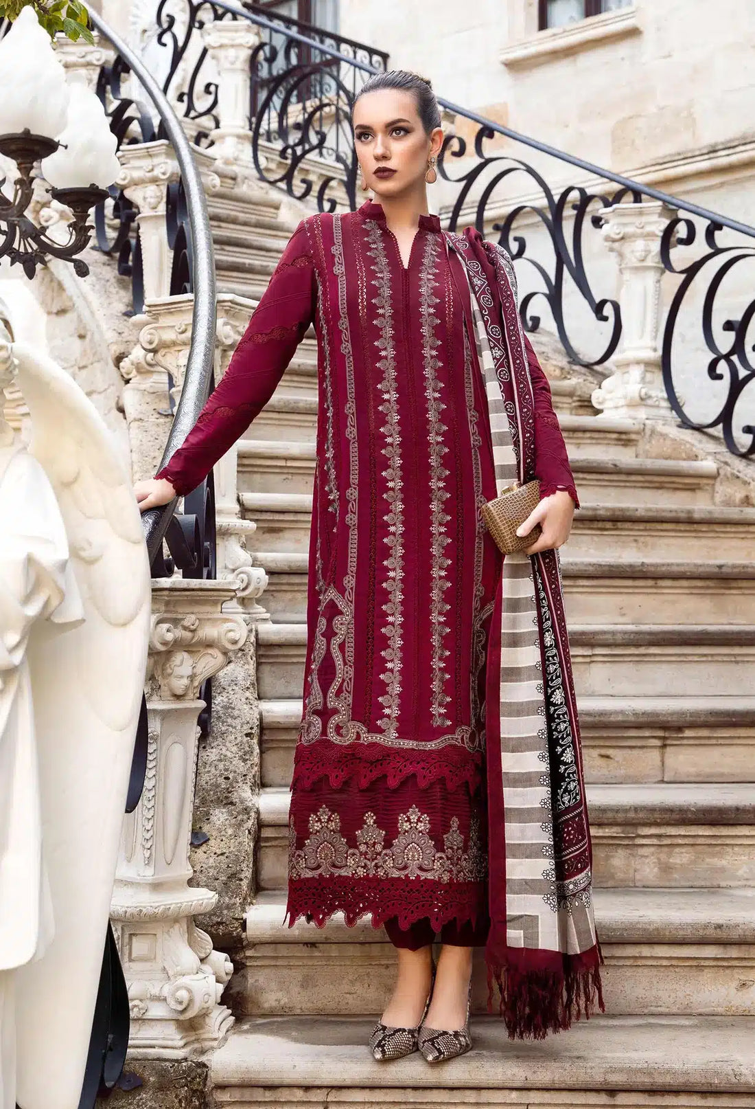 Maria B | M Prints Winter 23 | MPT-2002-A - House Of Anaya