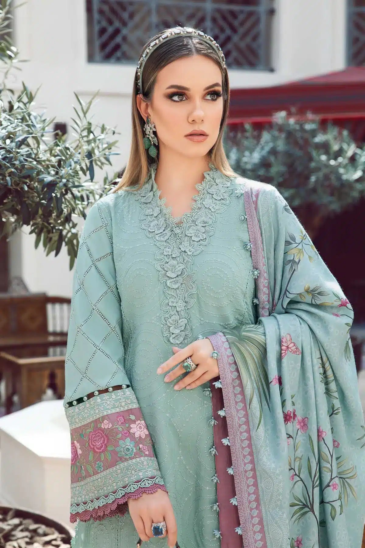 Maria B | M Prints Winter 23 | MPT-2001-A - House Of Anaya