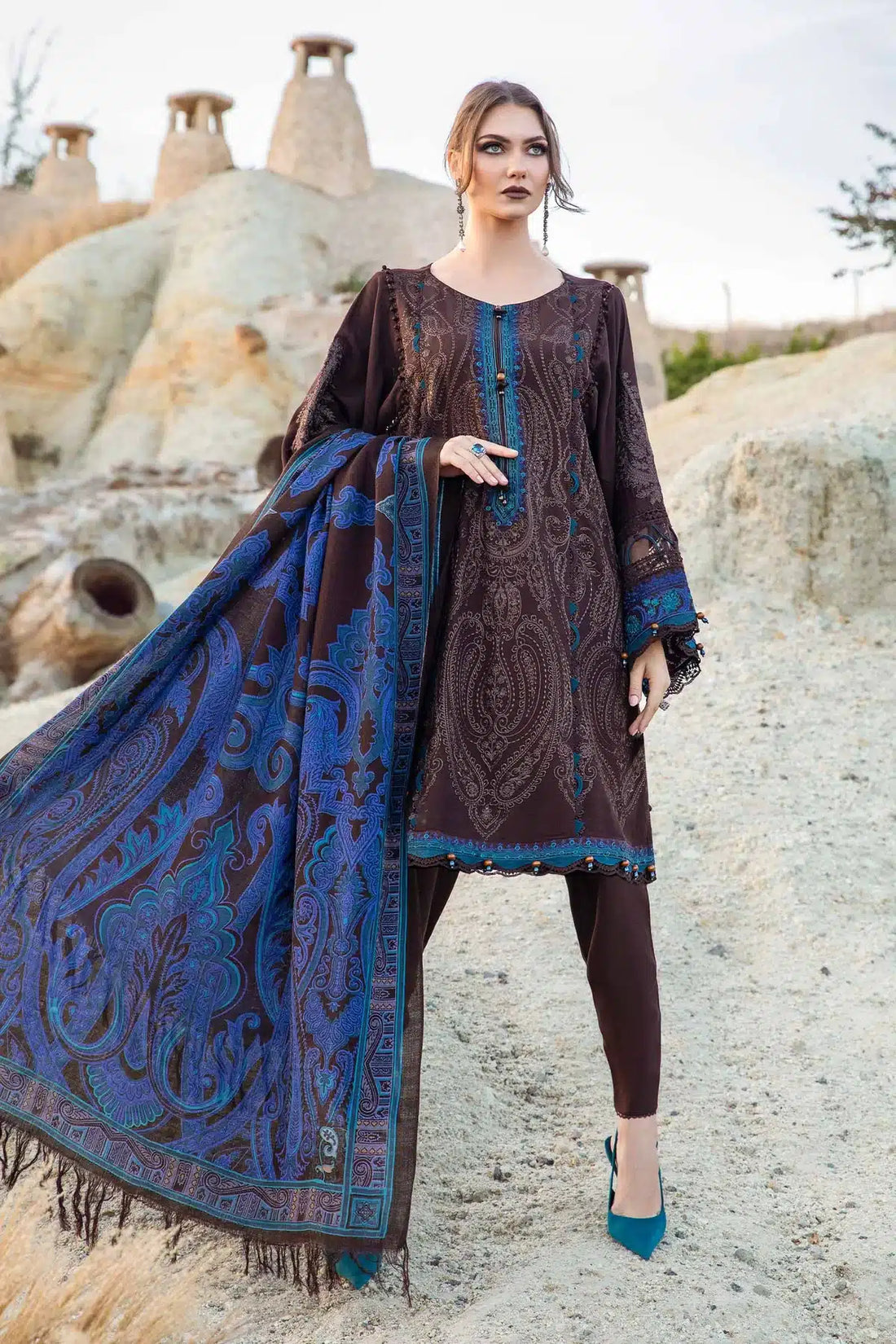 Maria B | M Prints Winter 23 | MPT-2008-B - House Of Anaya