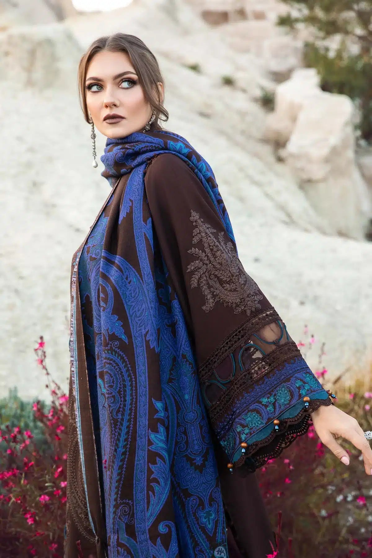 Maria B | M Prints Winter 23 | MPT-2008-B - House Of Anaya