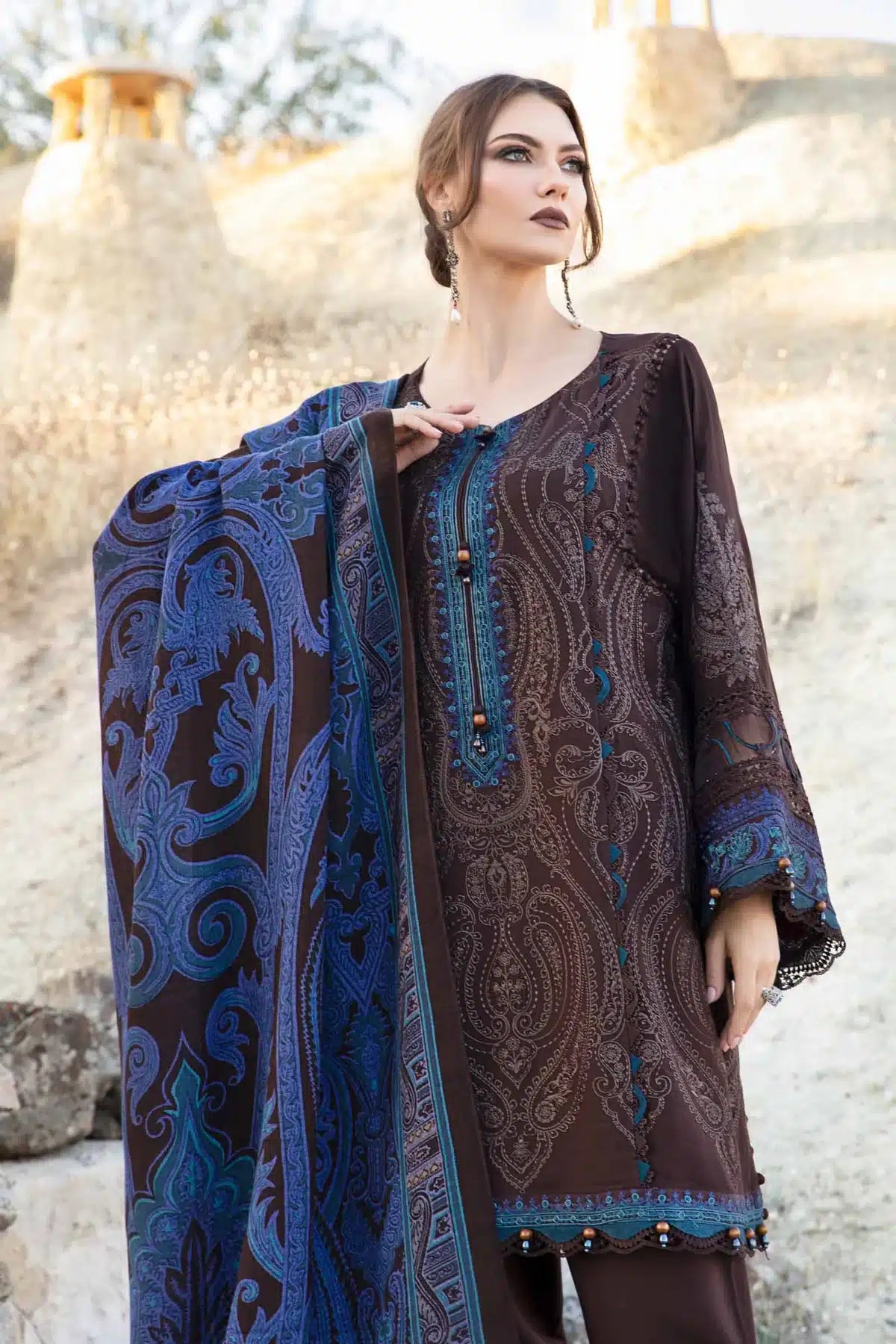 Maria B | M Prints Winter 23 | MPT-2008-B - House Of Anaya