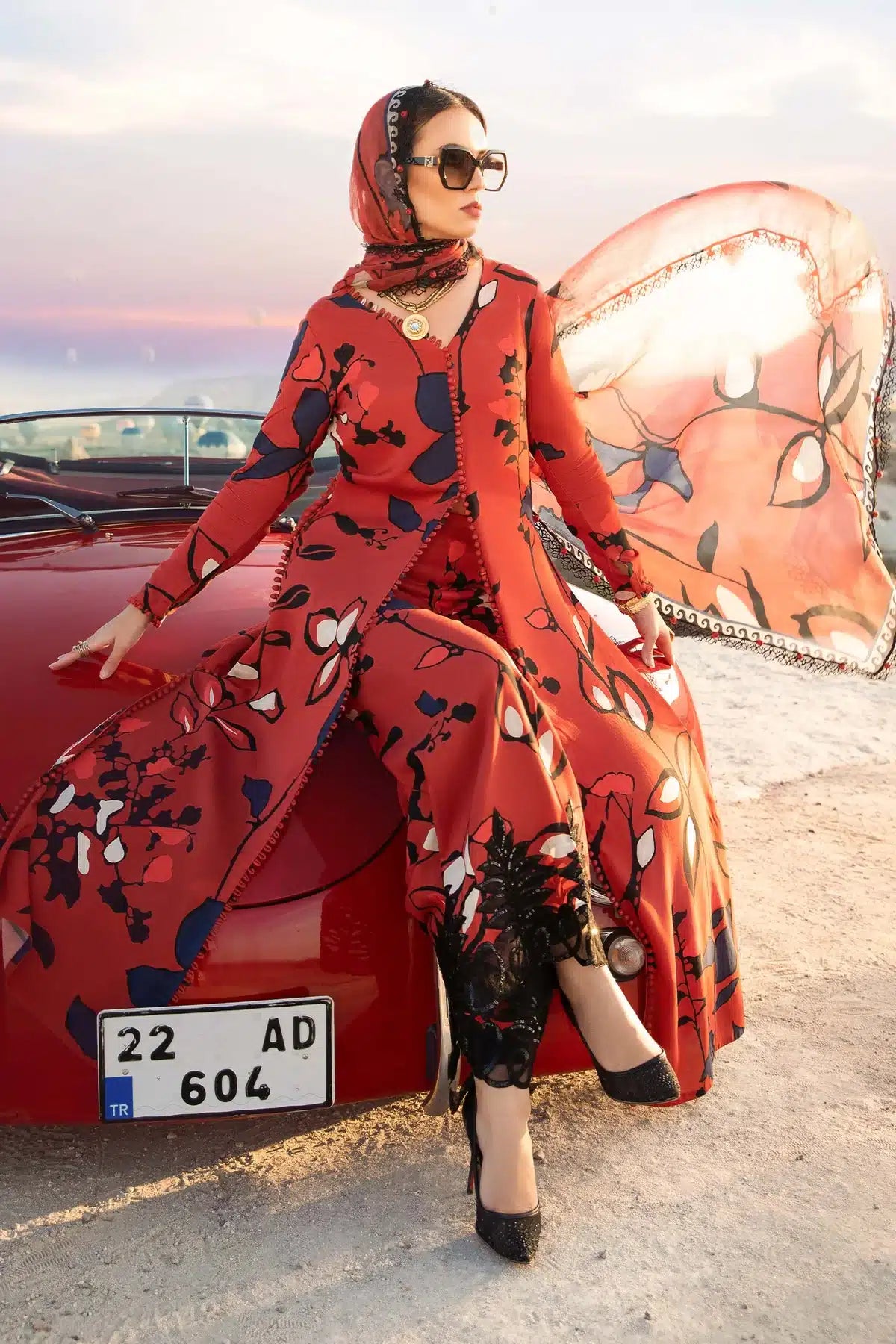 Maria B | M Prints Winter 23 | MPT-2009-A - House Of Anaya