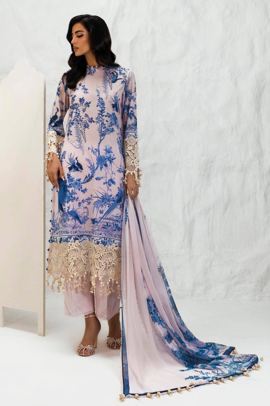 Sana Safinaz | Muzlin Summer 24 | 004B-CI - House Of Anaya
