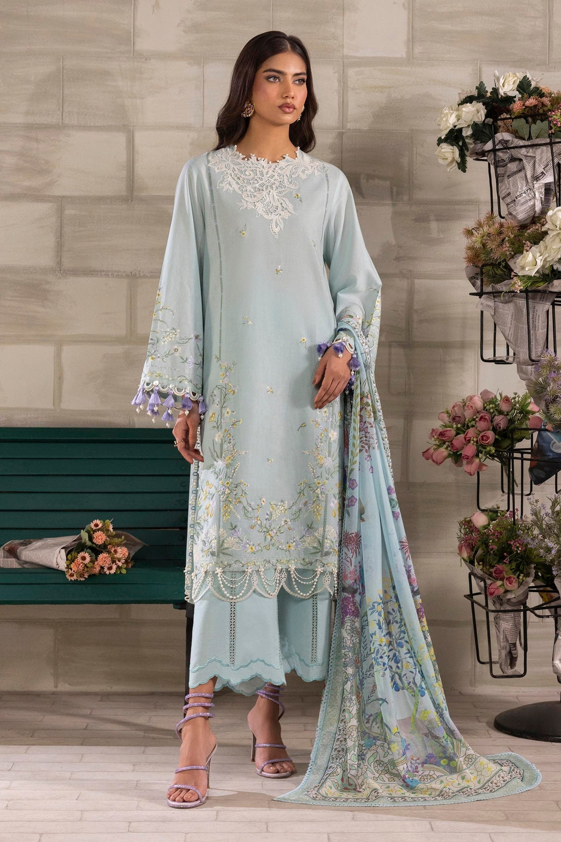 Sana Safinaz | Muzlin Spring 25 | M251-005A-3CL - House Of Anaya