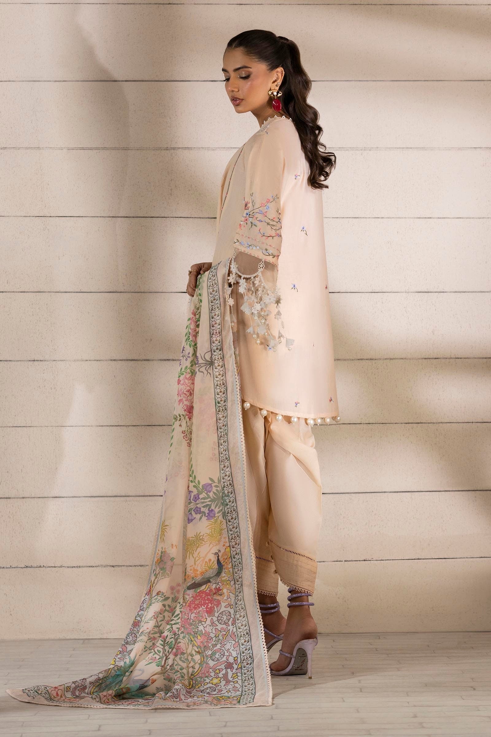 Sana Safinaz | Muzlin Spring 25 | M251-005B-3CL - House Of Anaya