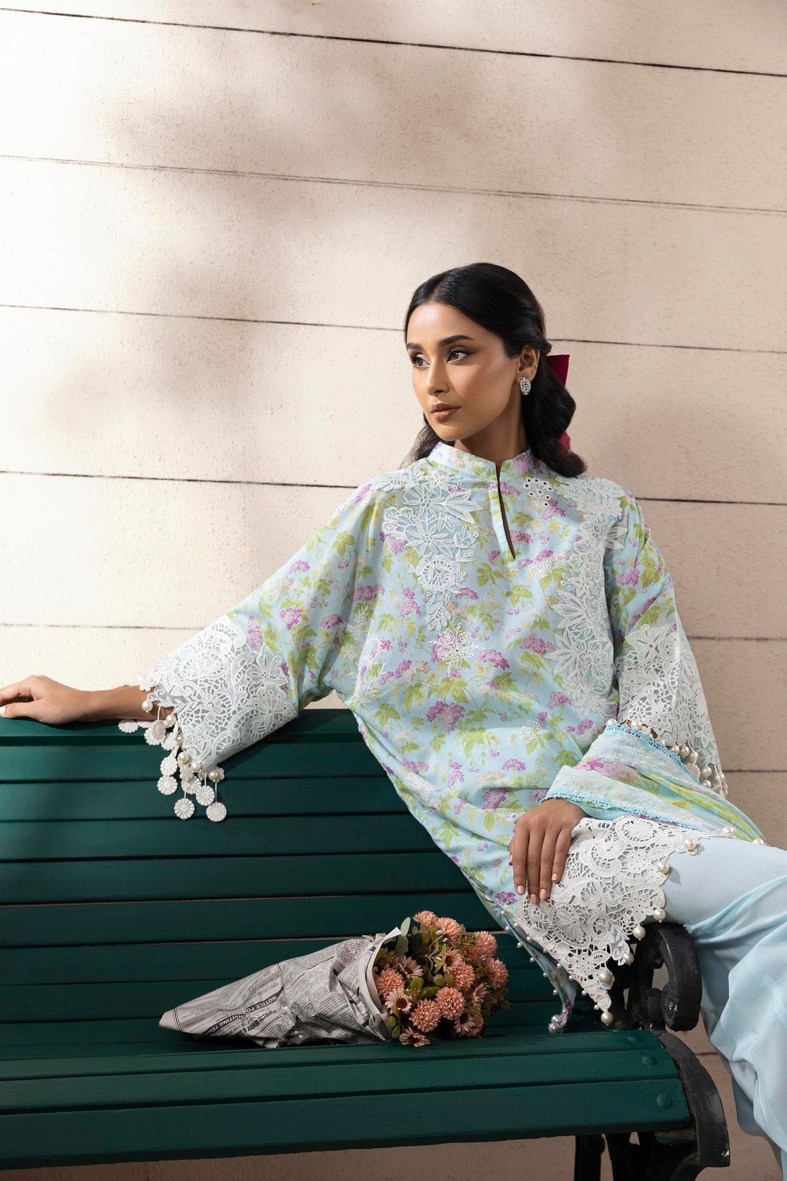 Sana Safinaz | Muzlin Spring 25 | M251-006B-3CI - House Of Anaya