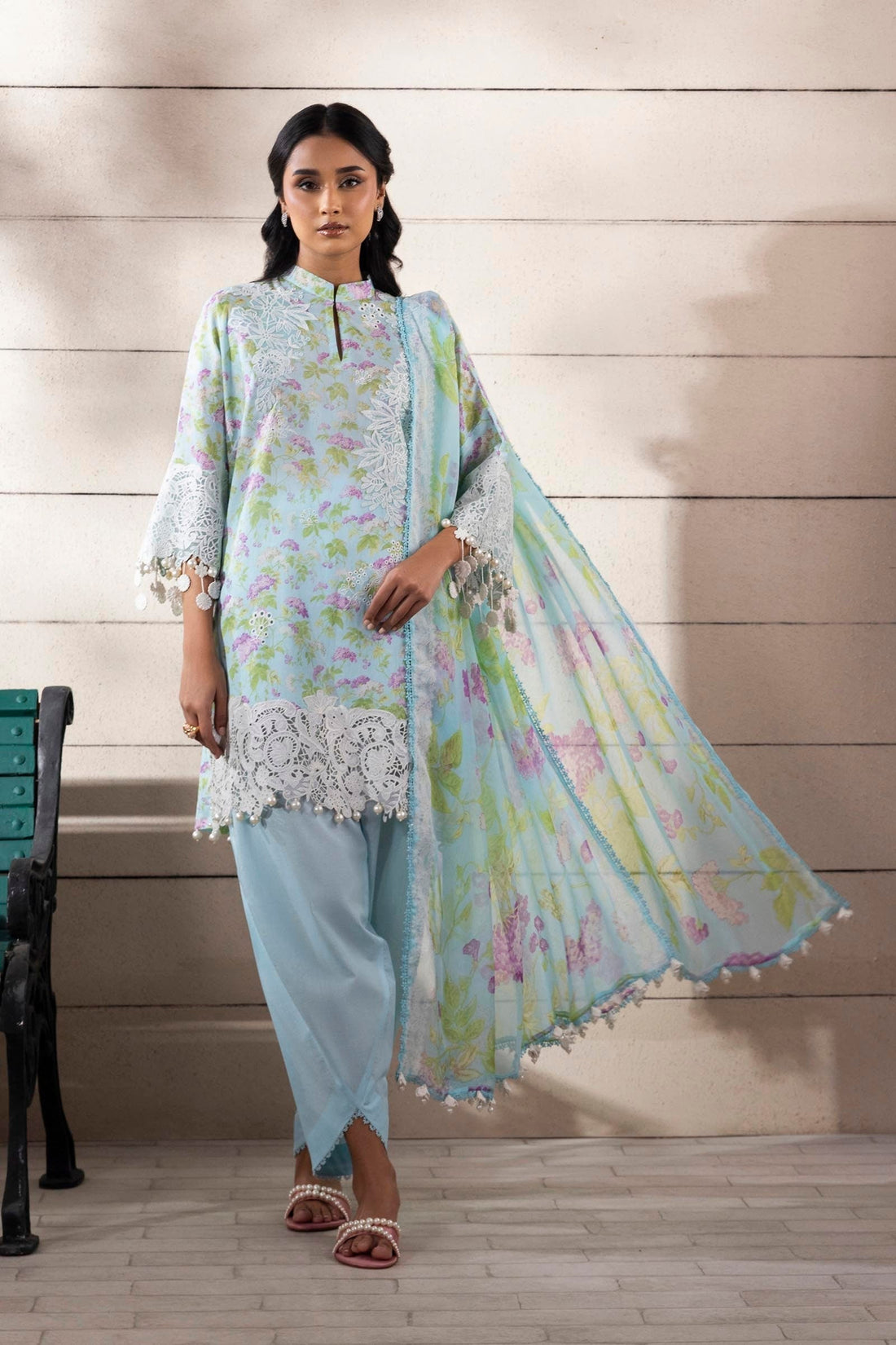 Sana Safinaz | Muzlin Spring 25 | M251-006B-3CI - House Of Anaya