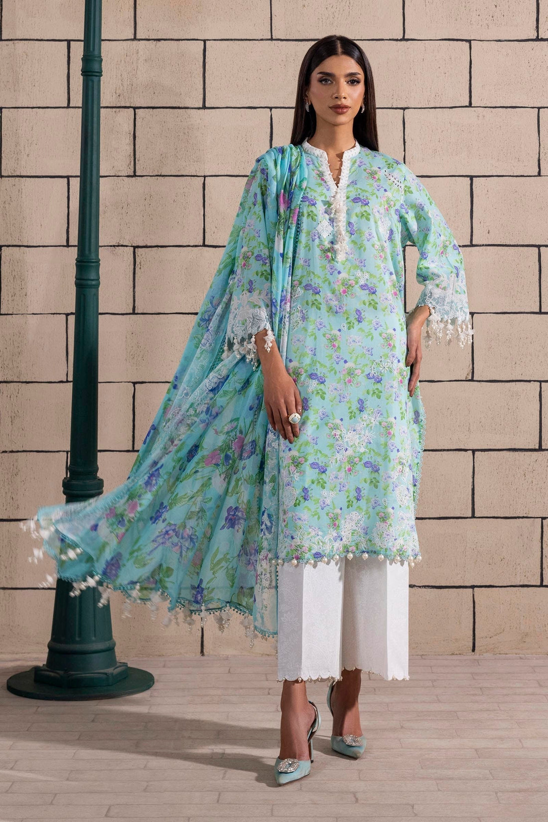 Sana Safinaz | Muzlin Spring 25 | M251-007B-3CI - House Of Anaya