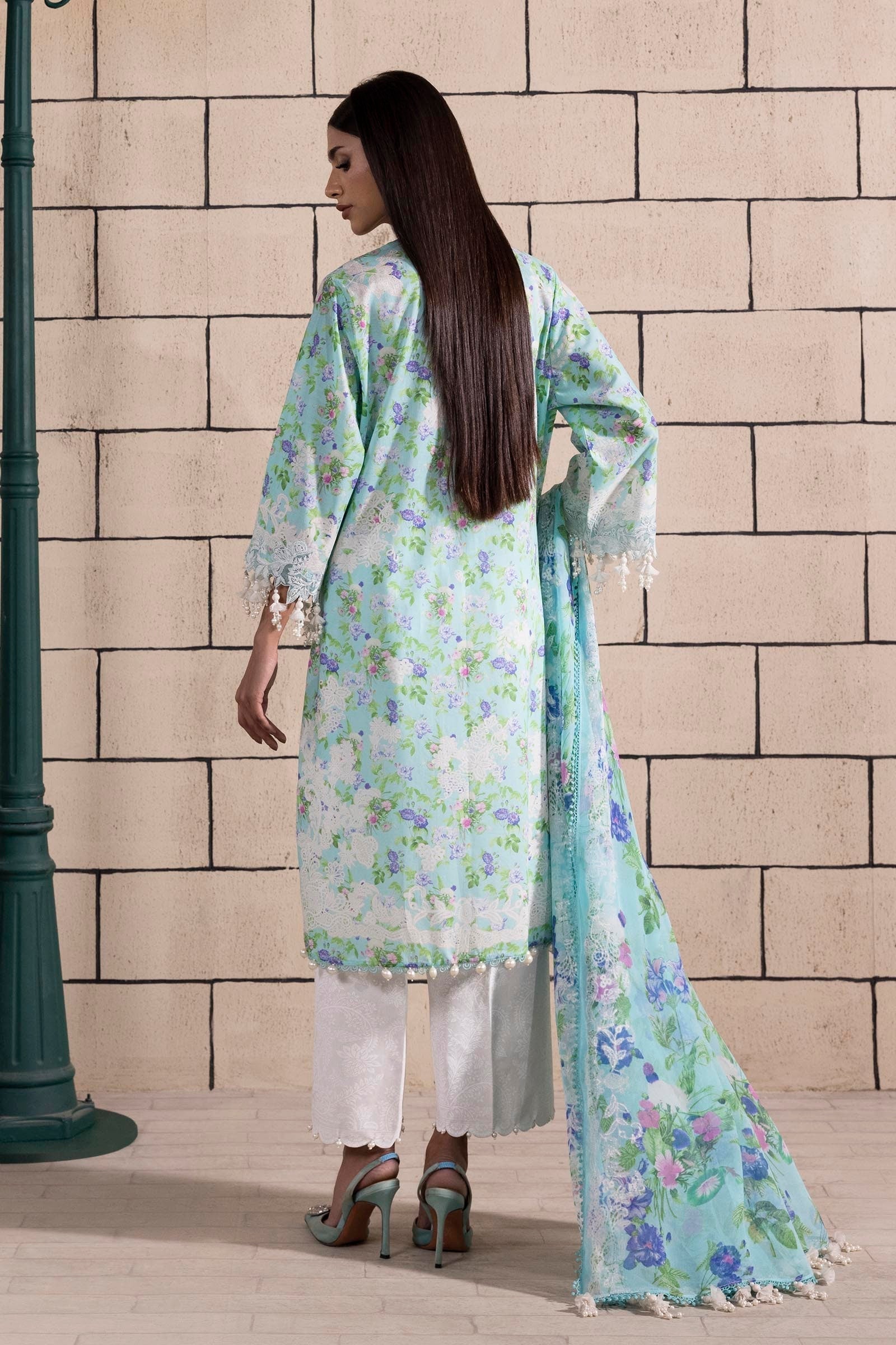 Sana Safinaz | Muzlin Spring 25 | M251-007B-3CI - House Of Anaya