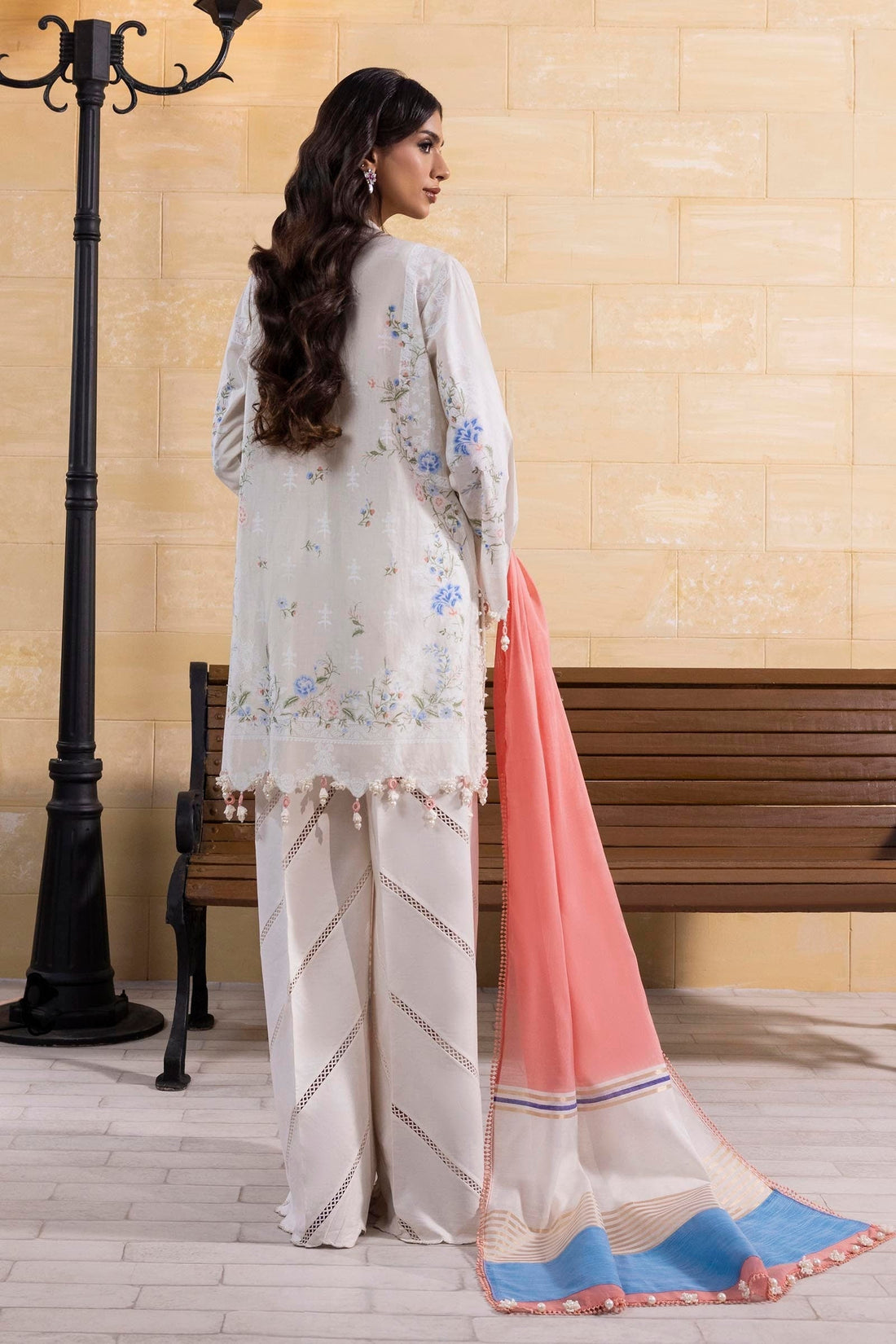 Sana Safinaz | Muzlin Spring 25 | M251-008B-3DG - House Of Anaya