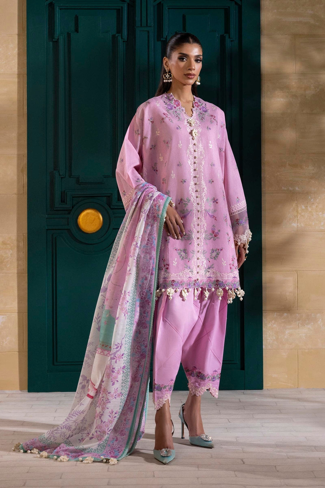 Sana Safinaz | Muzlin Spring 25 | M251-011A-3CV - House Of Anaya