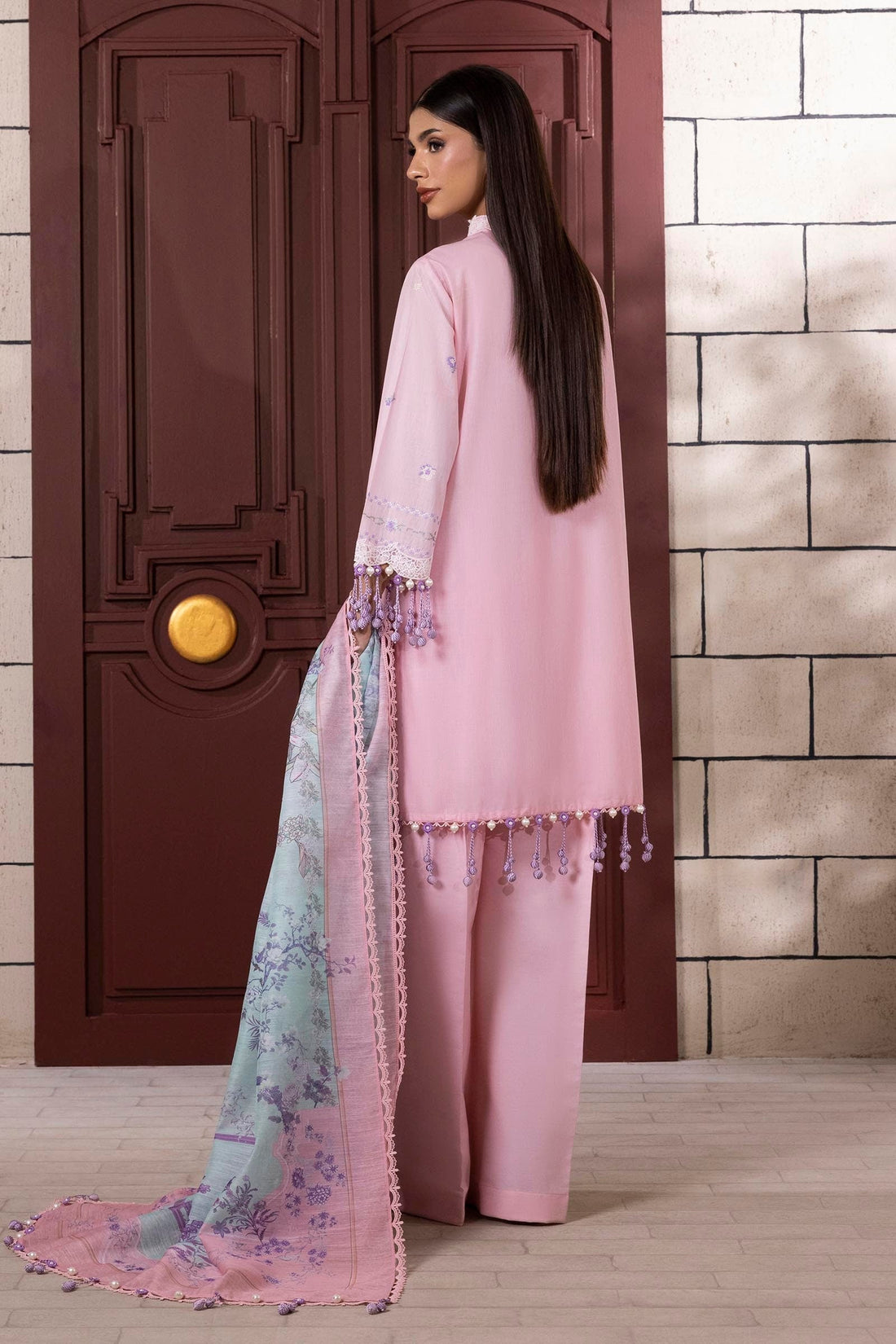 Sana Safinaz | Muzlin Spring 25 | M251-012B-3CV - House Of Anaya
