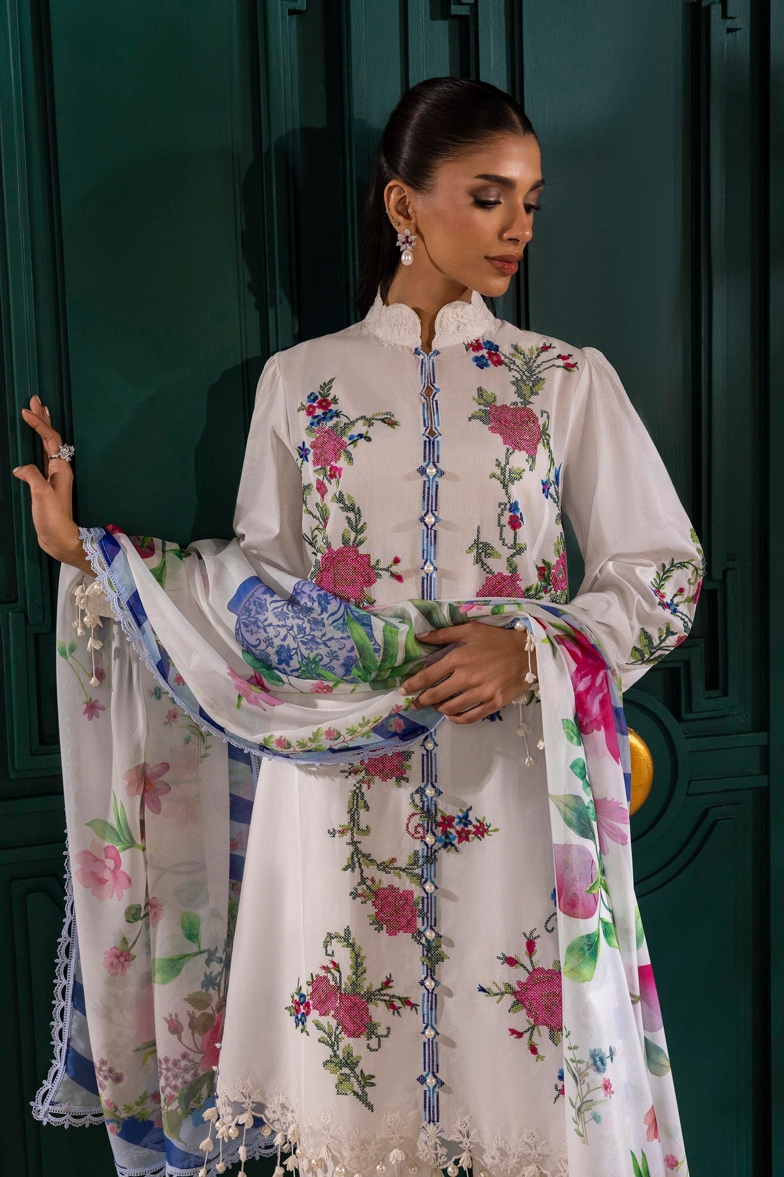 Sana Safinaz | Muzlin Spring 25 | M251-013A-3CL - House Of Anaya
