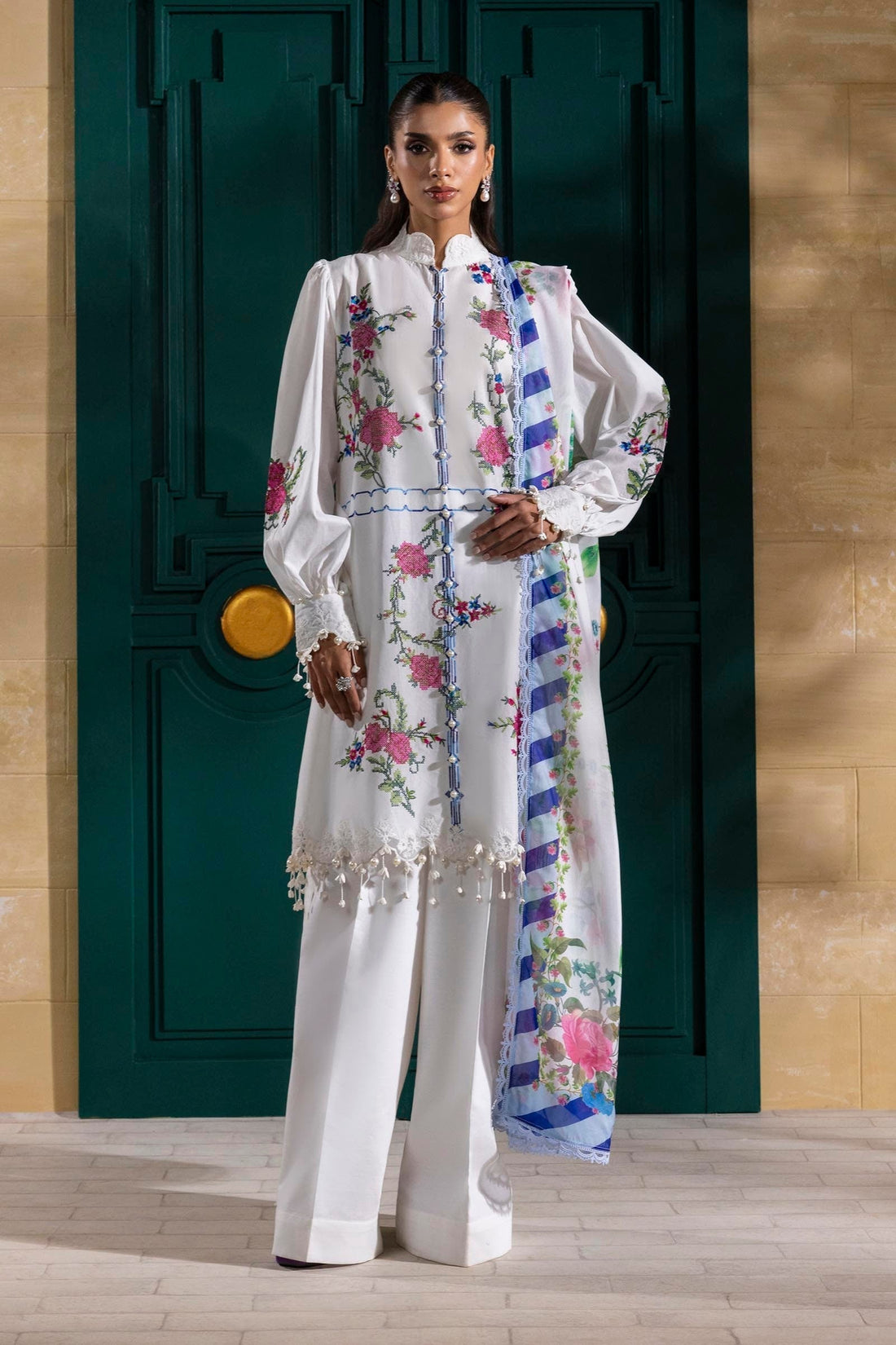 Sana Safinaz | Muzlin Spring 25 | M251-013A-3CL - House Of Anaya