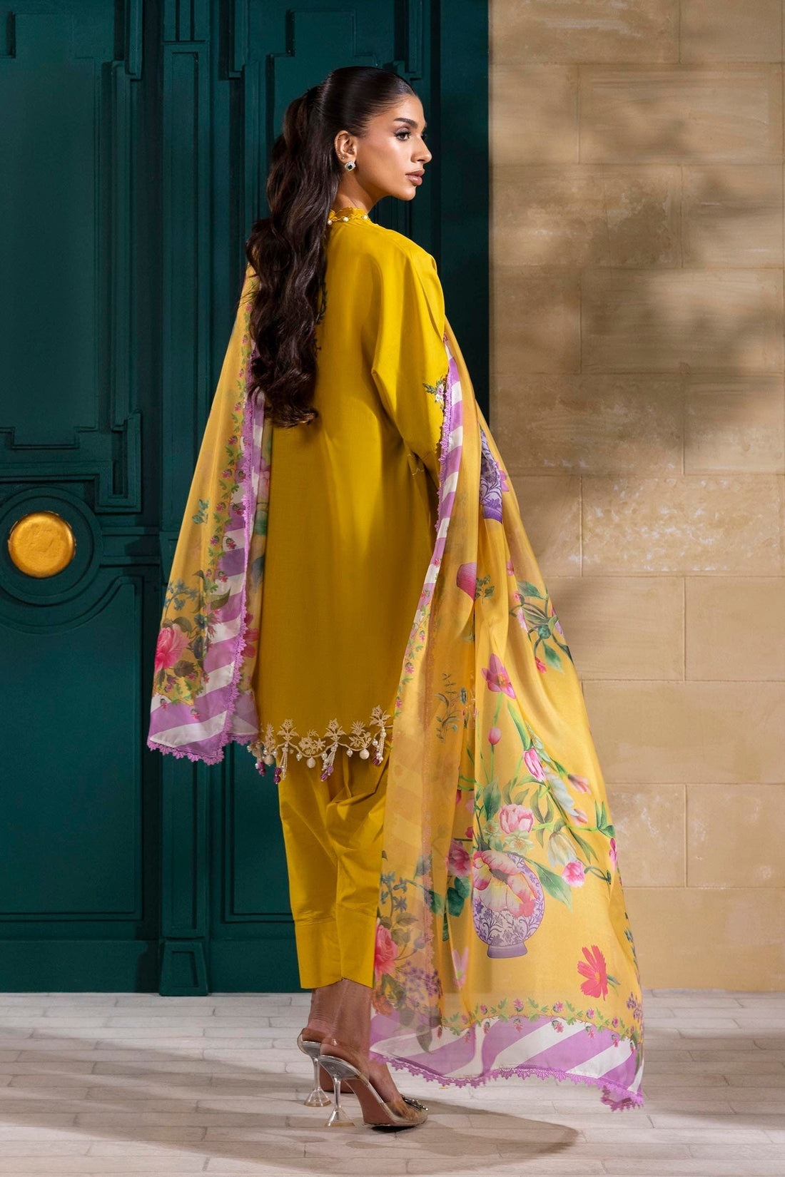 Sana Safinaz | Muzlin Spring 25 | M251-013B-3CL - House Of Anaya