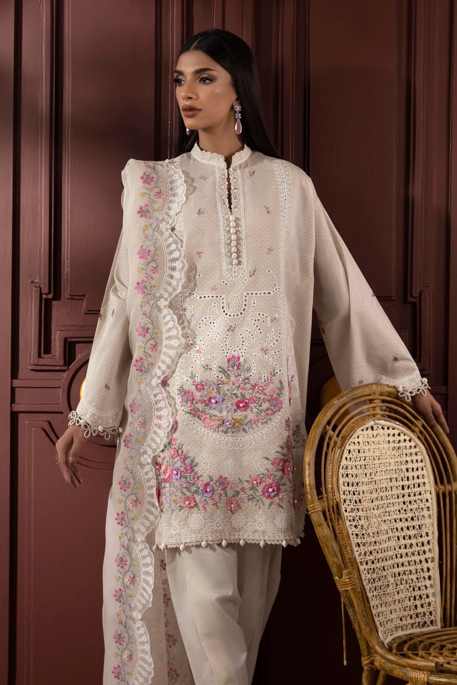 Sana Safinaz | Muzlin Spring 25 | M251-014A-3CT - House Of Anaya