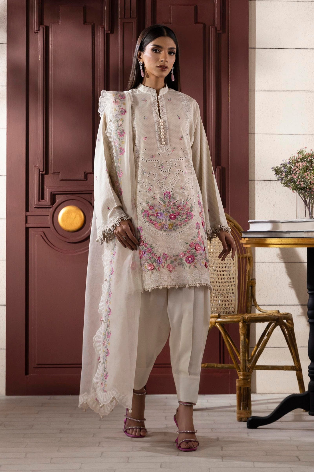 Sana Safinaz | Muzlin Spring 25 | M251-014A-3CT - House Of Anaya