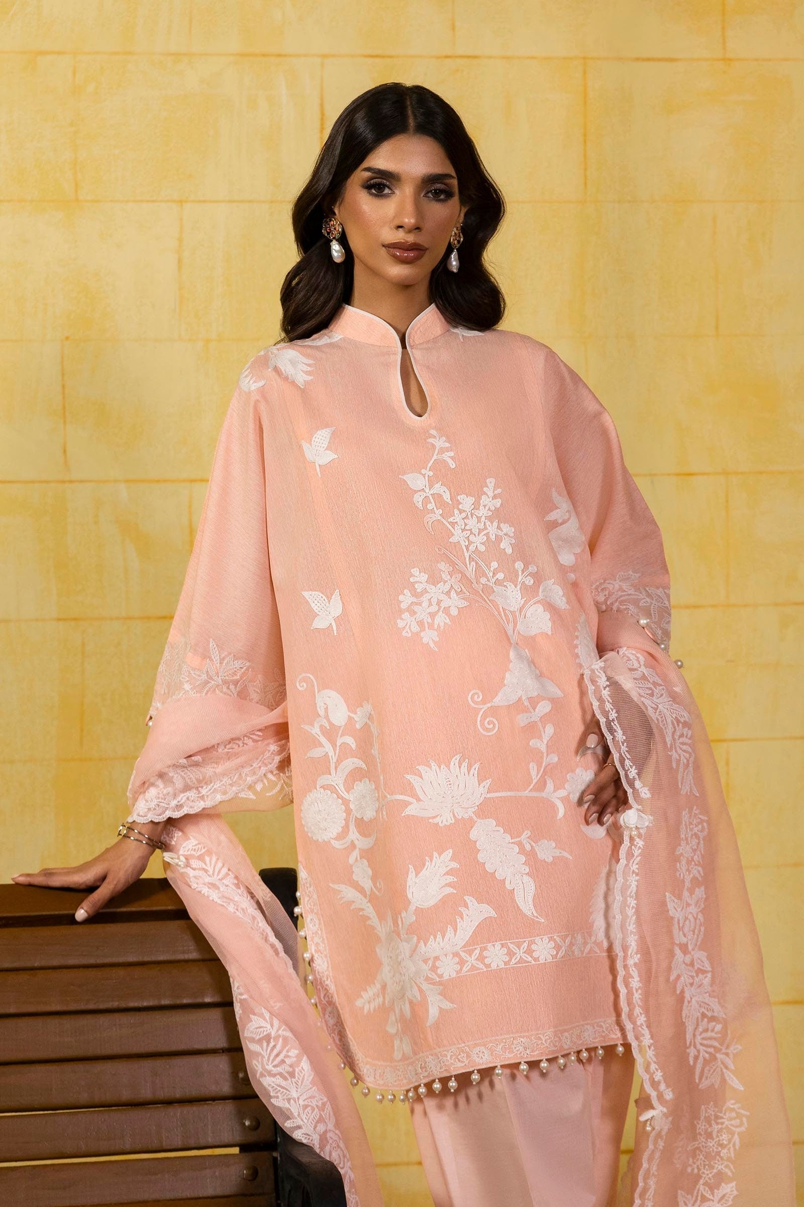 Sana Safinaz | Muzlin Spring 25 | M251-015A-3CT - House Of Anaya