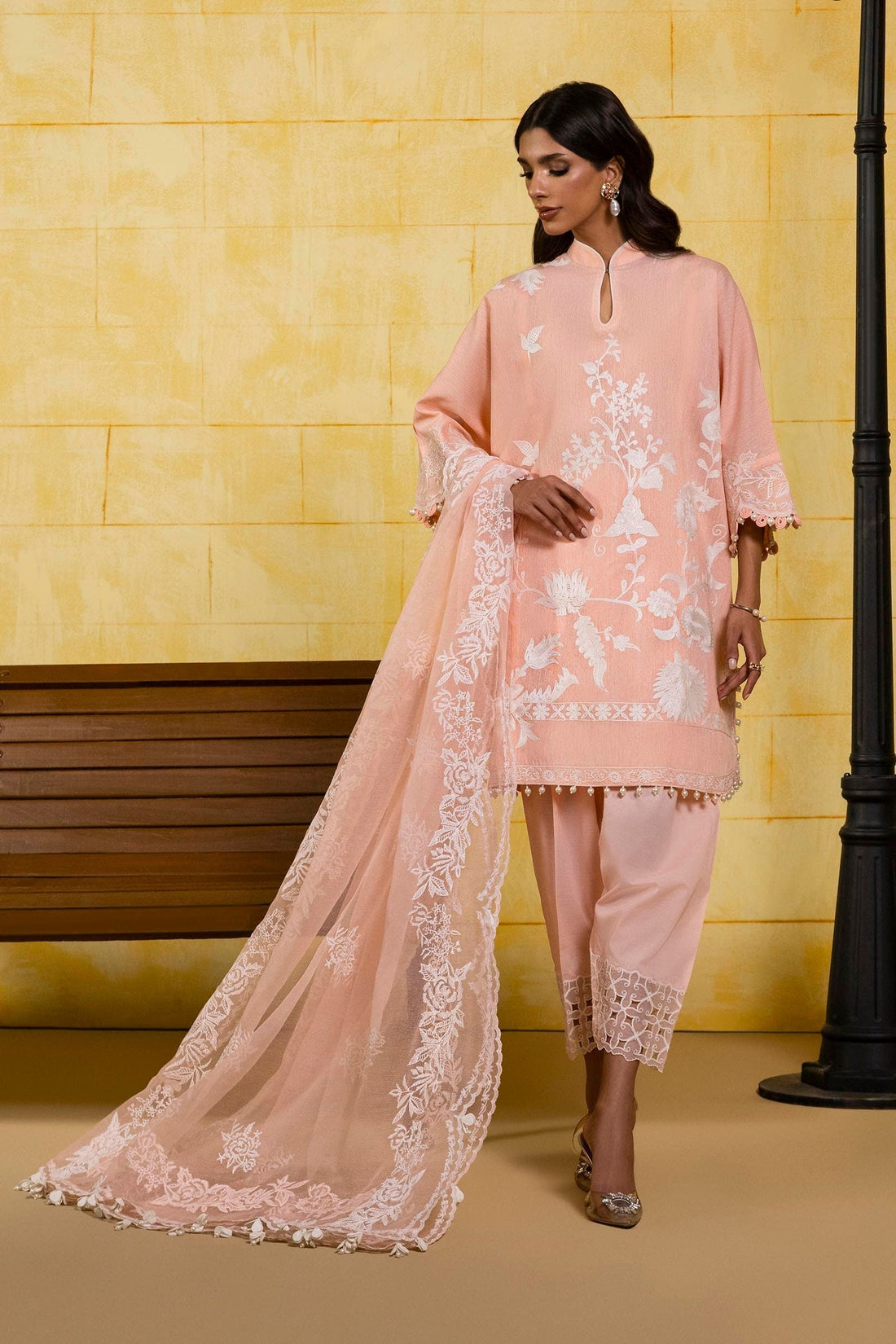 Sana Safinaz | Muzlin Spring 25 | M251-015A-3CT - House Of Anaya