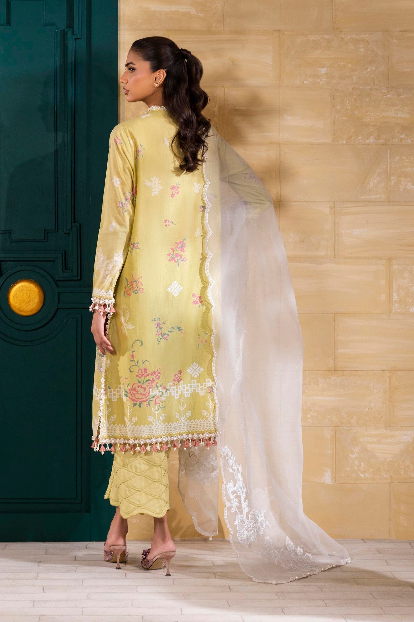 Sana Safinaz | Muzlin Spring 25 | M251-016B-3CT - House Of Anaya