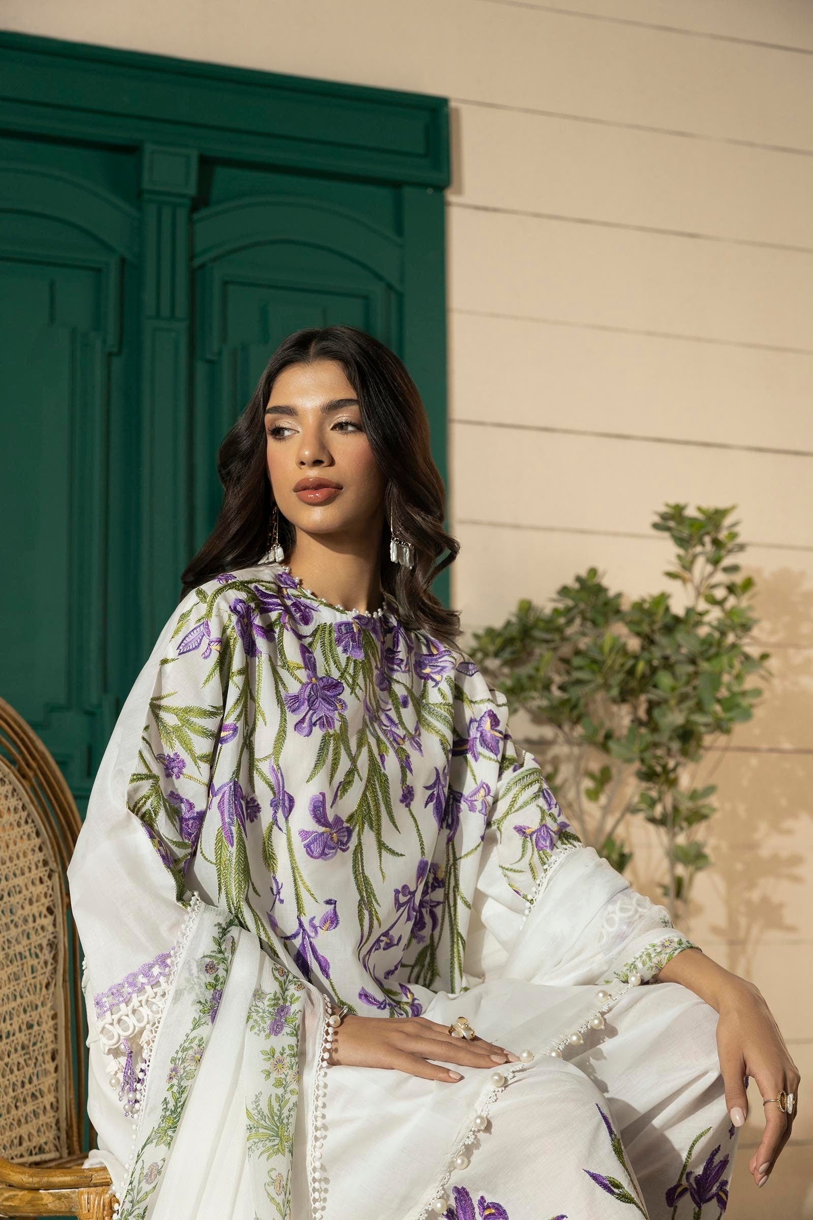 Sana Safinaz | Muzlin Spring 25 | M251-017A-3CJ - House Of Anaya