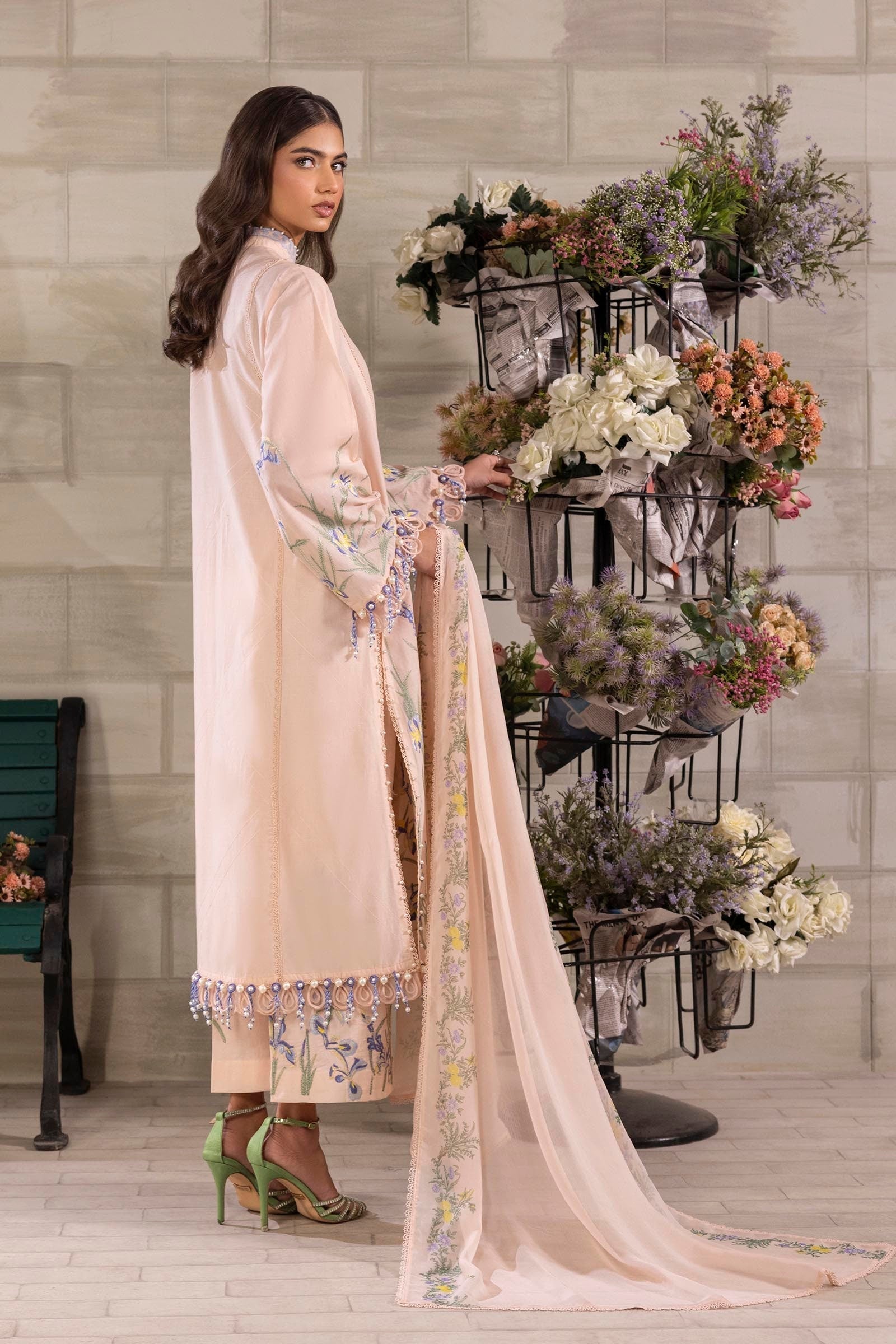 Sana Safinaz | Muzlin Spring 25 | M251-017B-3CJ - House Of Anaya