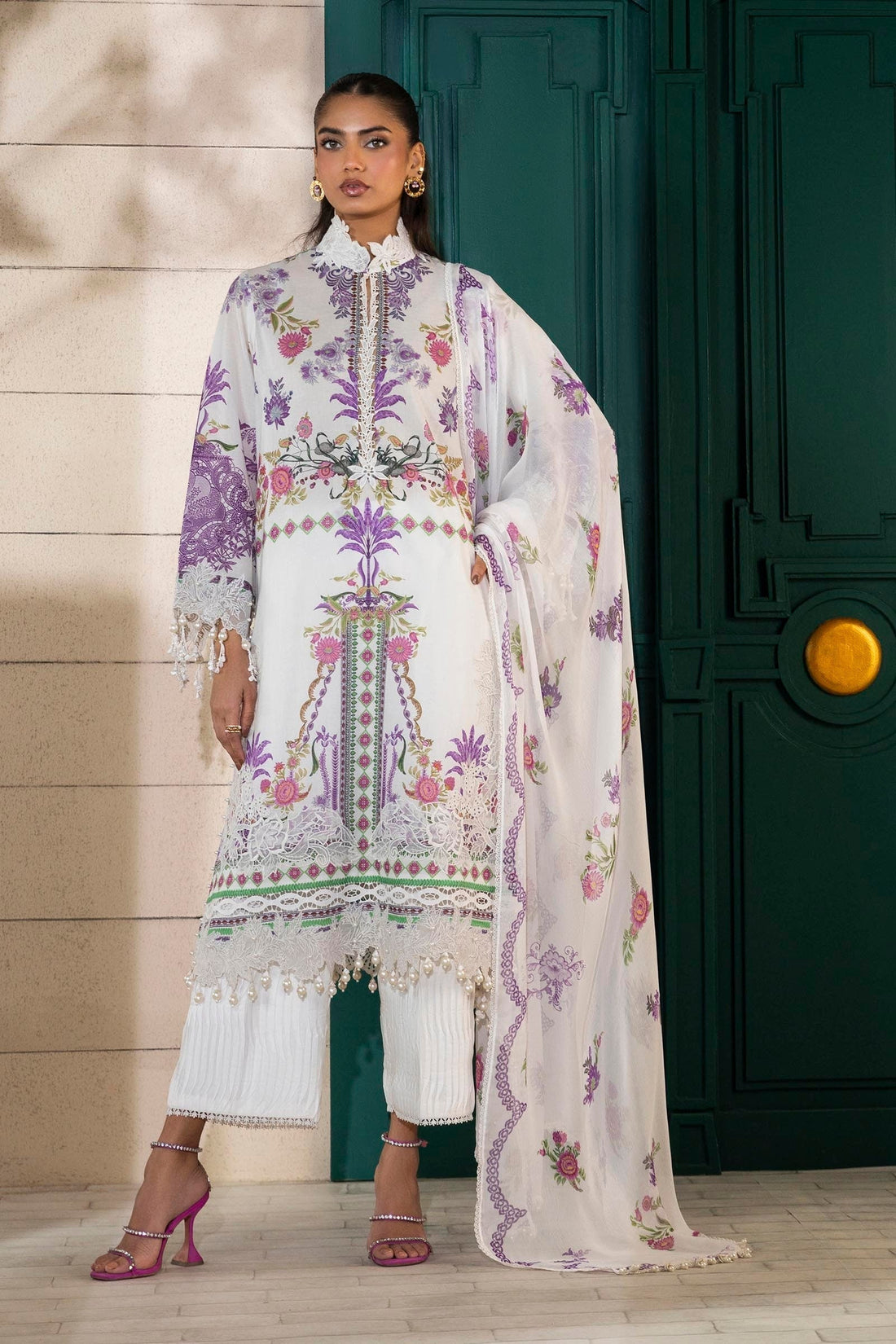 Sana Safinaz | Muzlin Spring 25 | M251-019A-3CS - House Of Anaya