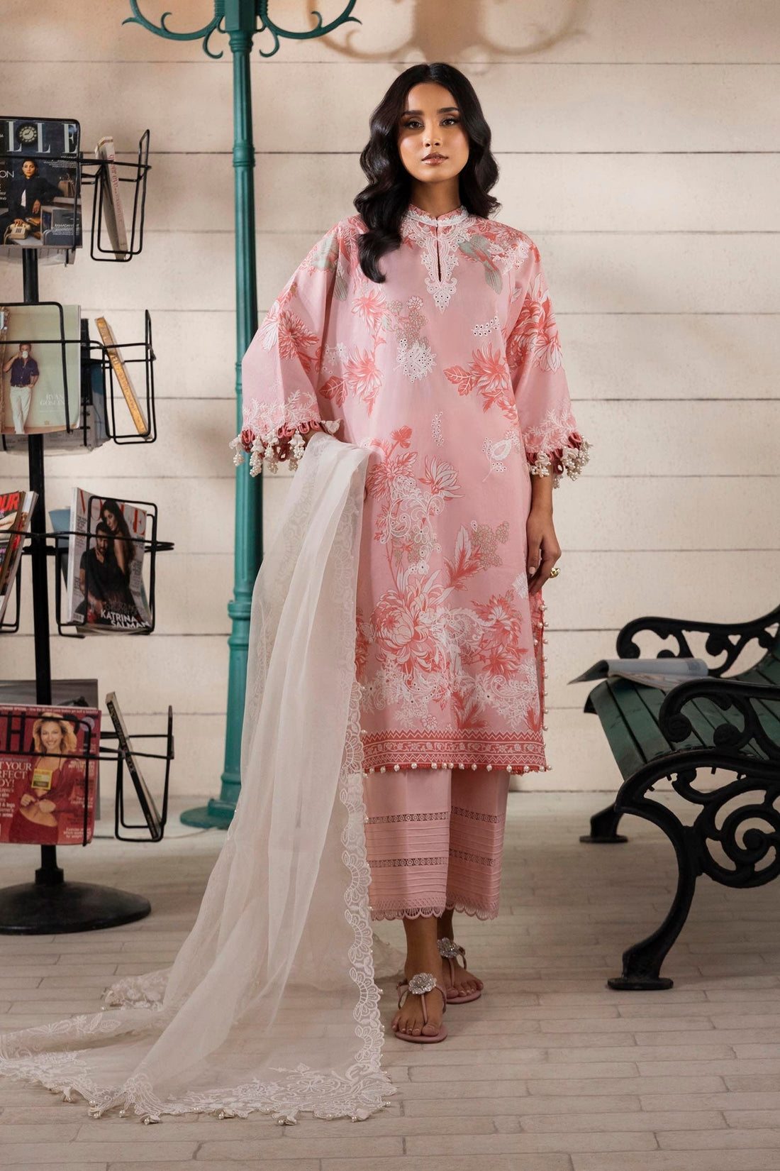 Sana Safinaz | Muzlin Spring 25 | M251-020A-3CS - House Of Anaya