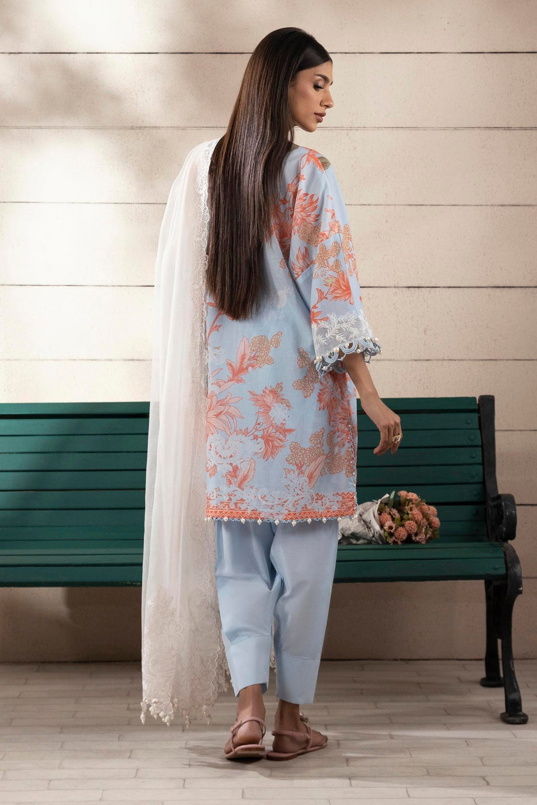 Sana Safinaz | Muzlin Spring 25 | M251-020B-3CS - House Of Anaya