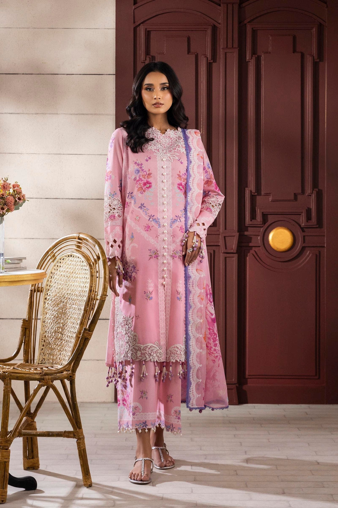 Sana Safinaz | Muzlin Spring 25 | M251-021A-3CI - House Of Anaya