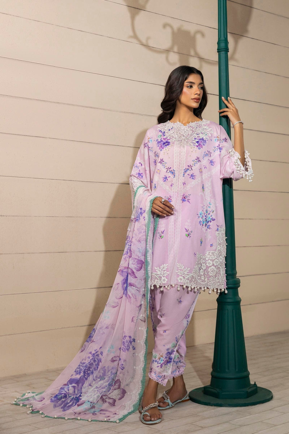 Sana Safinaz | Muzlin Spring 25 | M251-021B-3CI - House Of Anaya