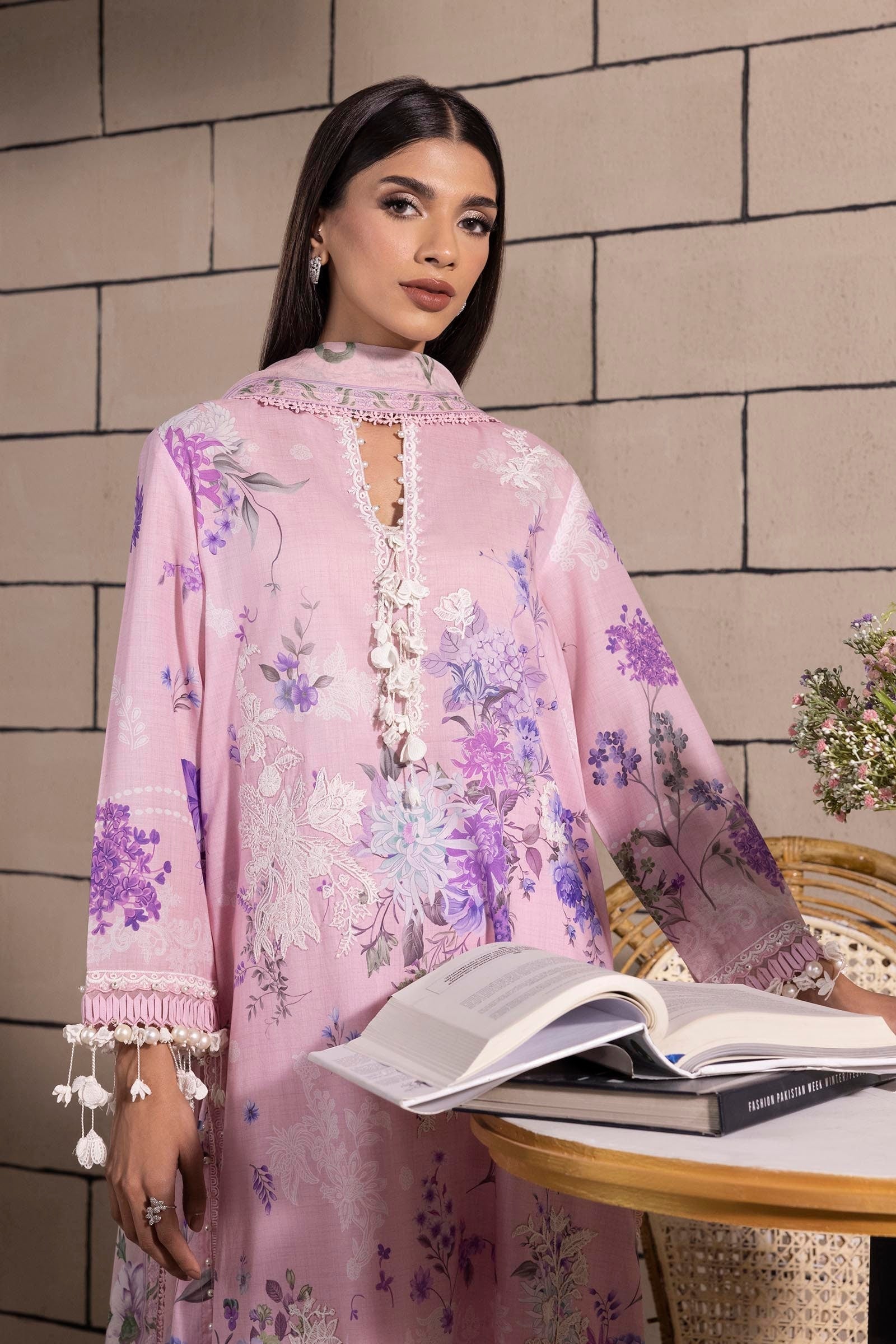Sana Safinaz | Muzlin Spring 25 | M251-025A-3CJ - House Of Anaya