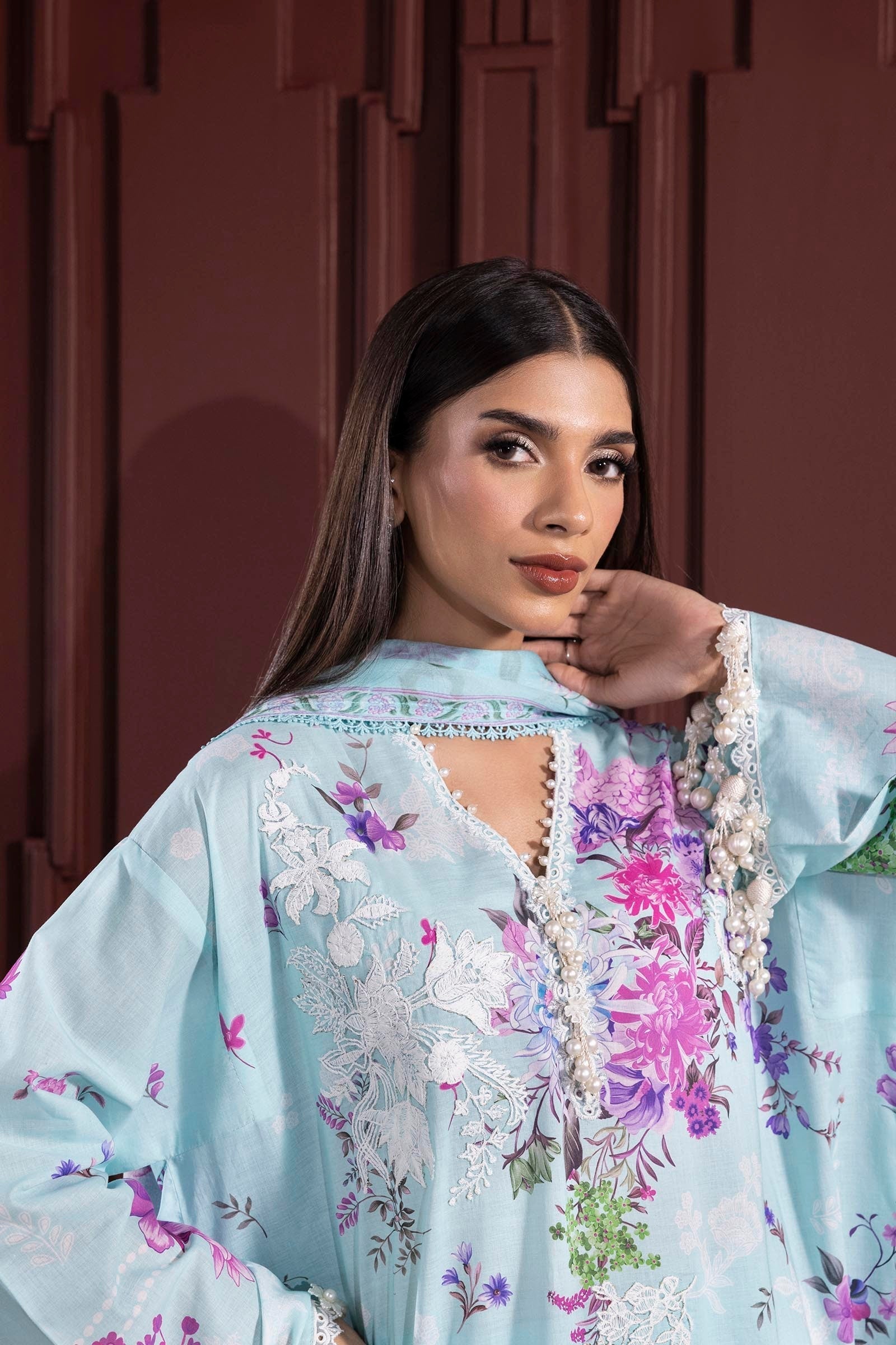 Sana Safinaz | Muzlin Spring 25 | M251-025B-3CJ - House Of Anaya