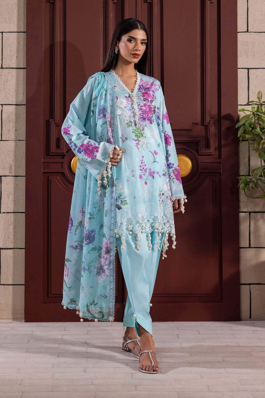 Sana Safinaz | Muzlin Spring 25 | M251-025B-3CJ - House Of Anaya