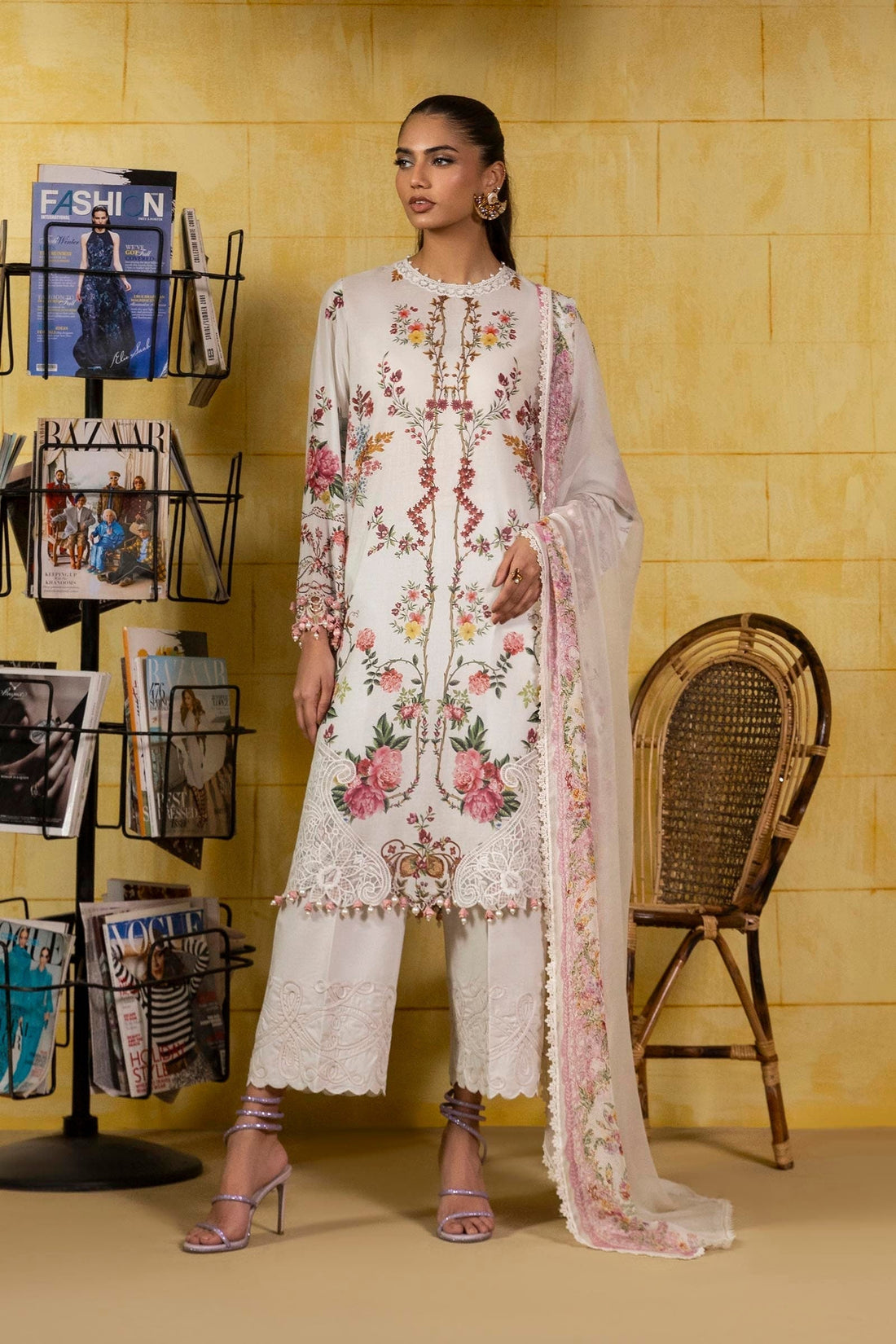 Sana Safinaz | Muzlin Spring 25 | M251-026A-3CI - House Of Anaya
