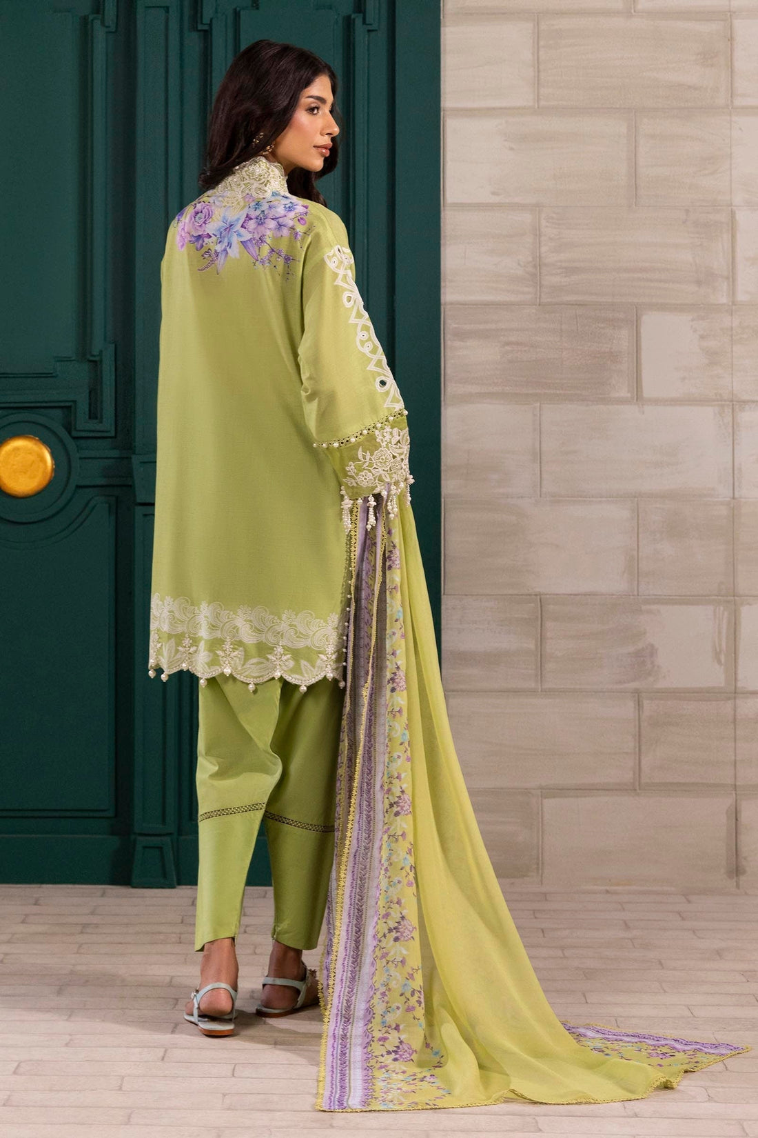 Sana Safinaz | Muzlin Spring 25 | M251-029B-3CI - House Of Anaya