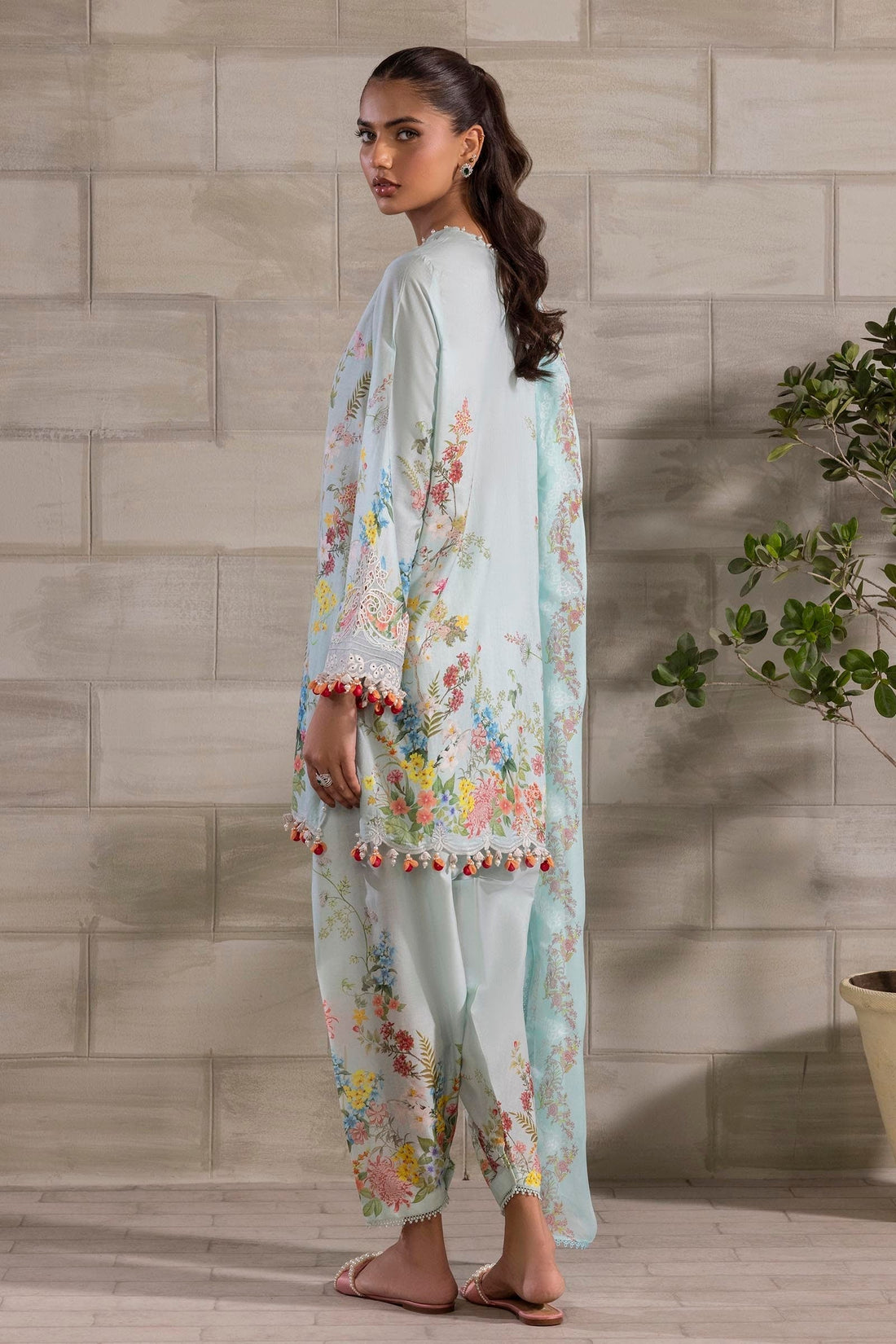 Sana Safinaz | Muzlin Spring 25 | M251-030A-3CI - House Of Anaya