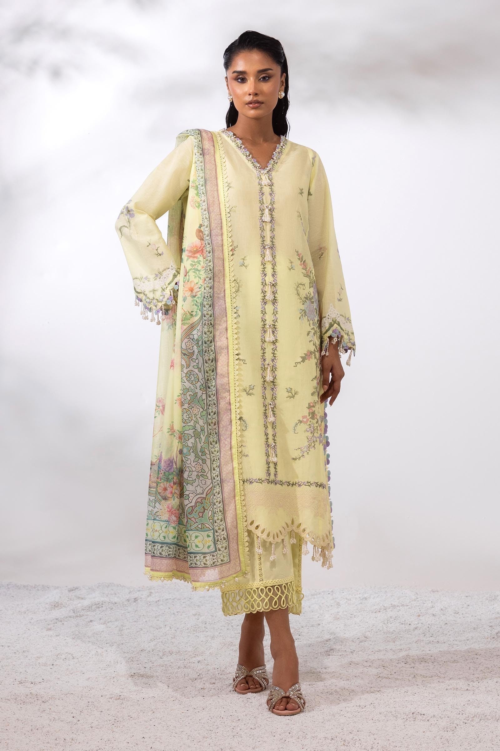 Sana Safinaz | Muzlin Summer 25 | 009A