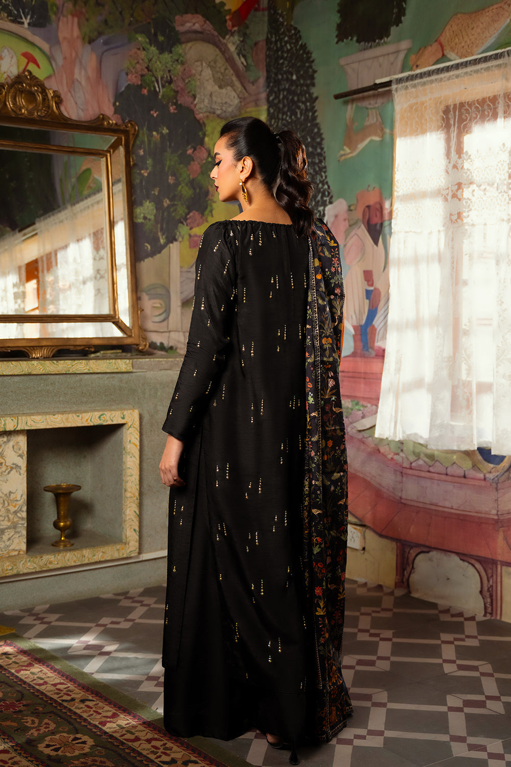 Saira Rizwan | Dahini Silk Pret | ESMA - SRLP02-25 - House Of Anaya