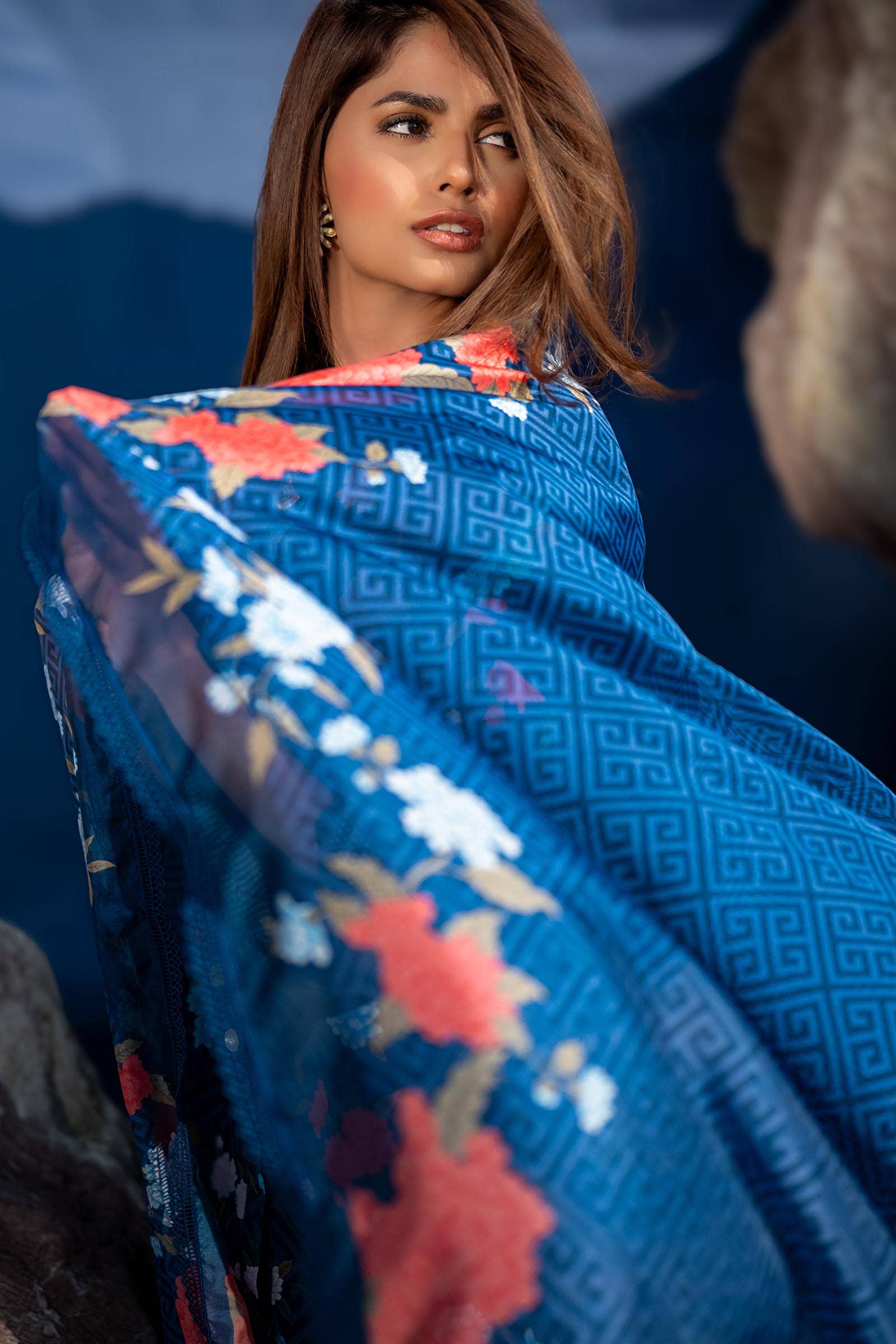 Sana Safinaz | Mahay Spring 24 | H241-013B-2BK - House Of Anaya