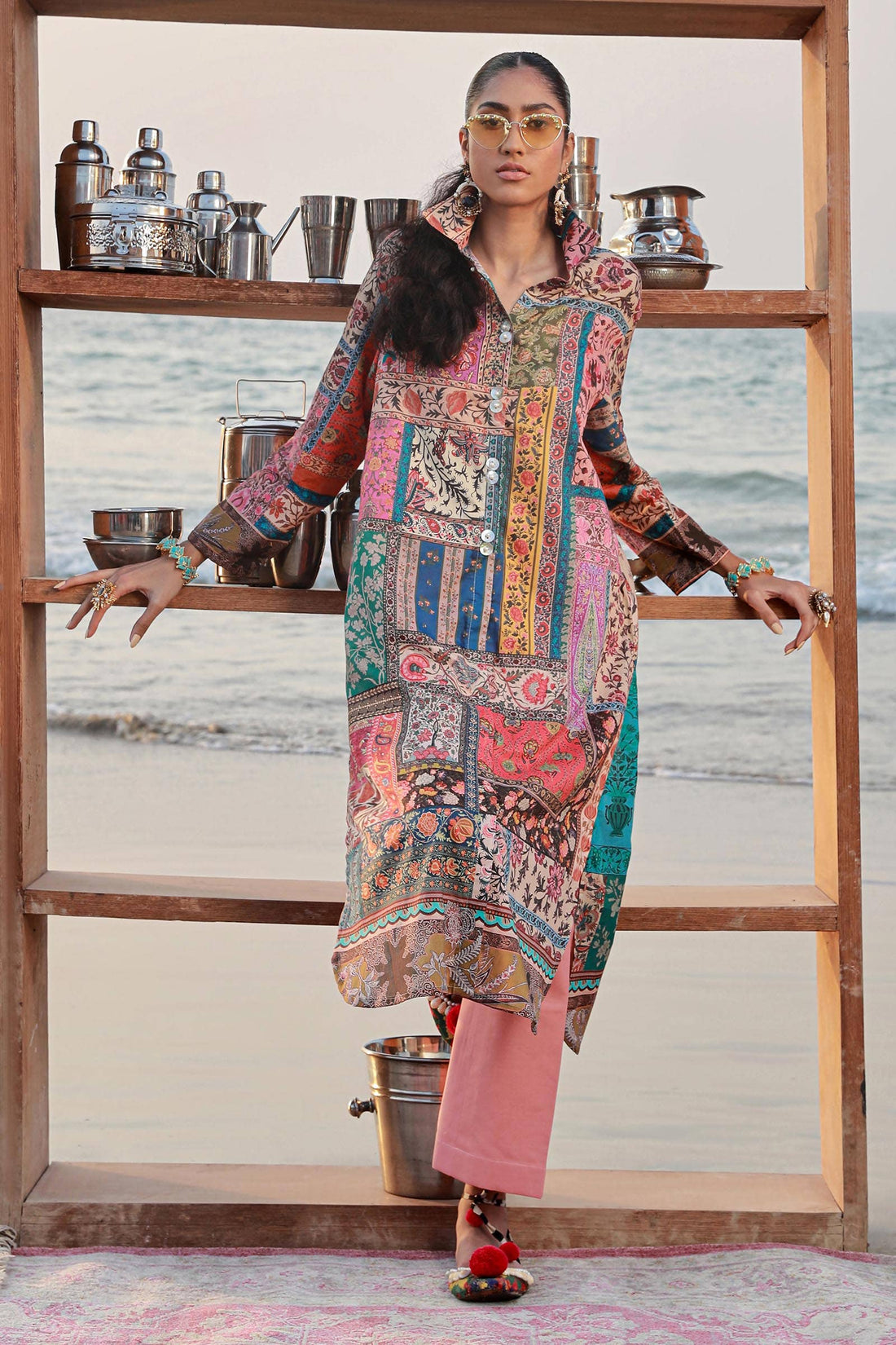 Sana Safinaz | Mahay Spring 24 | H241-014A-2C - House Of Anaya