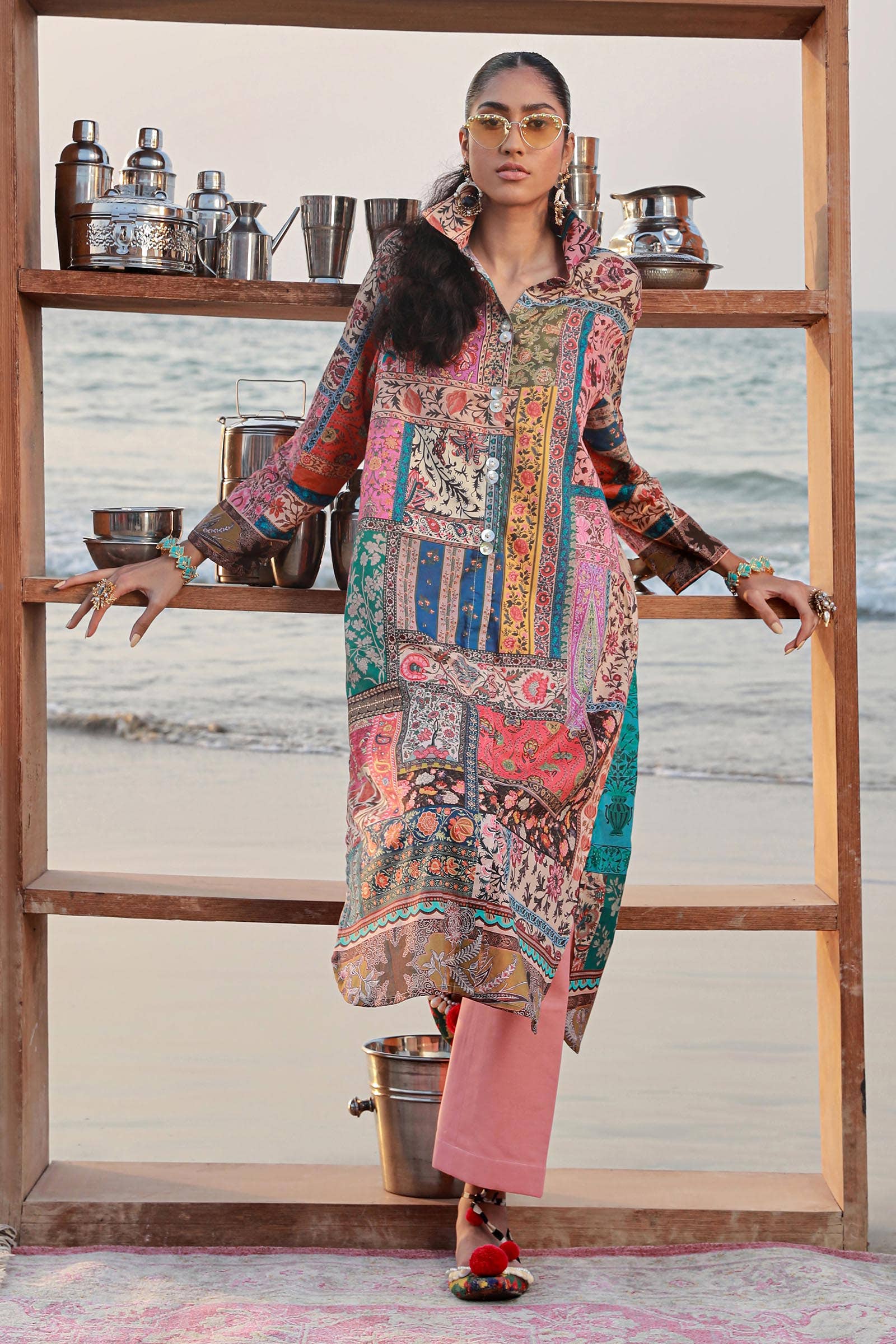 Sana Safinaz | Mahay Spring 24 | H241-014A-2C - House Of Anaya