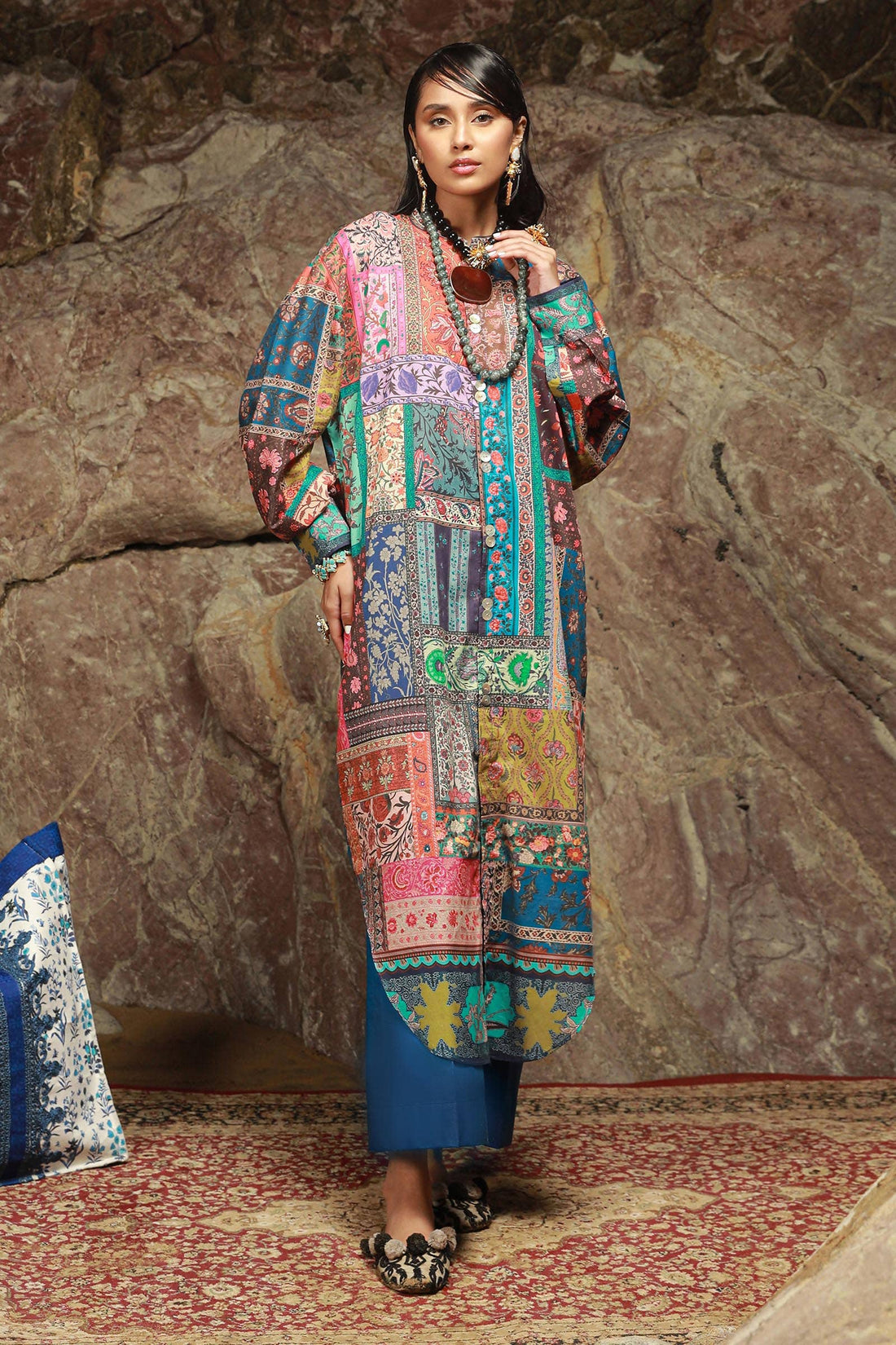 Sana Safinaz | Mahay Spring 24 | H241-014B-2C - House Of Anaya