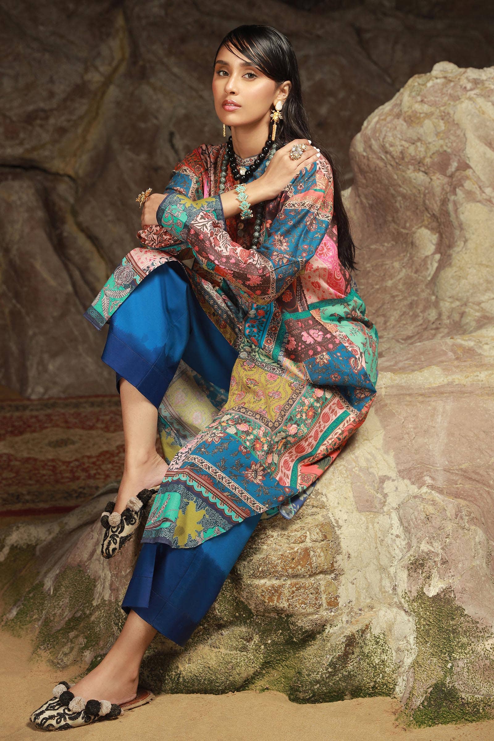 Sana Safinaz | Mahay Spring 24 | H241-014B-2C - House Of Anaya