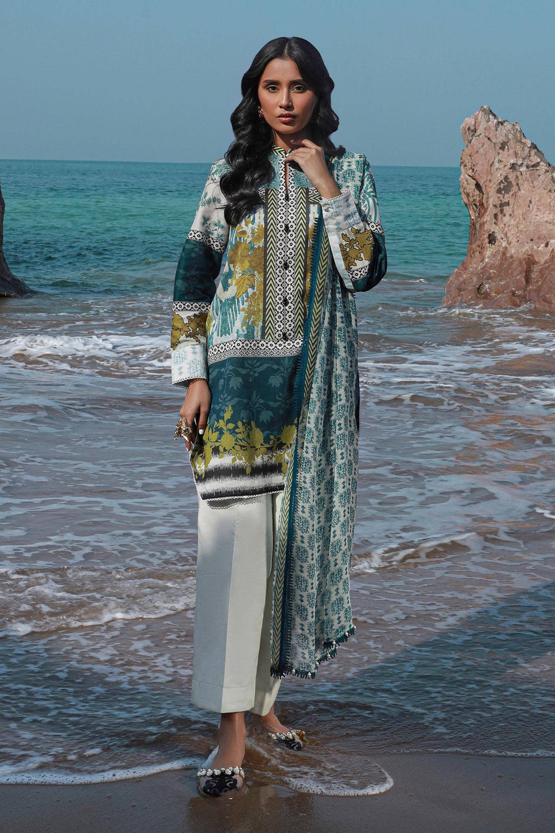 Sana Safinaz | Mahay Spring 24 | H241-015A-2I - House Of Anaya