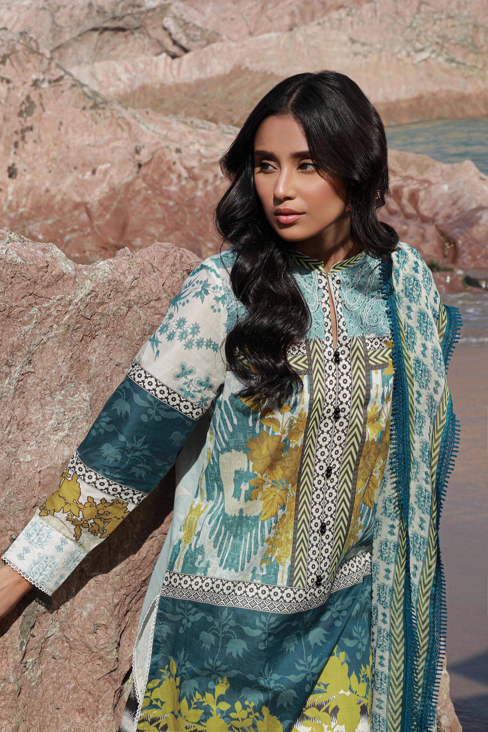 Sana Safinaz | Mahay Spring 24 | H241-015A-2I - House Of Anaya