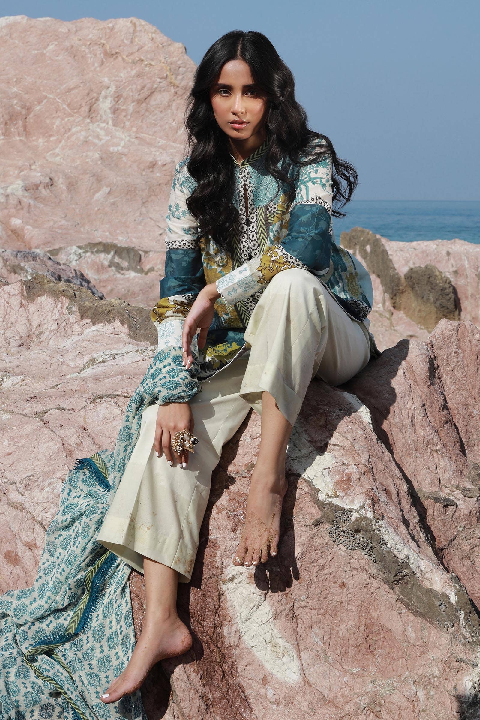 Sana Safinaz | Mahay Spring 24 | H241-015A-2I - House Of Anaya