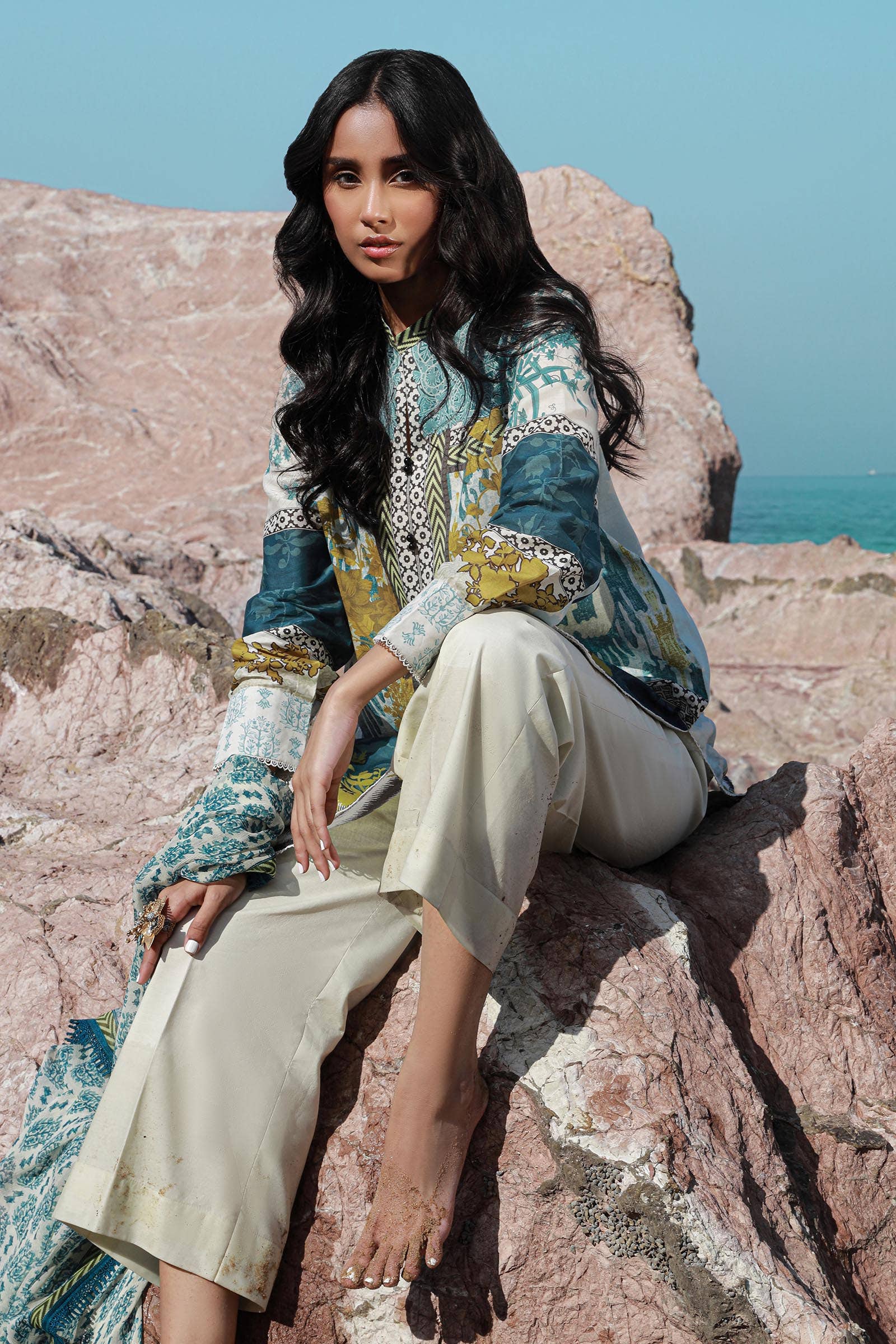 Sana Safinaz | Mahay Spring 24 | H241-015A-2I - House Of Anaya