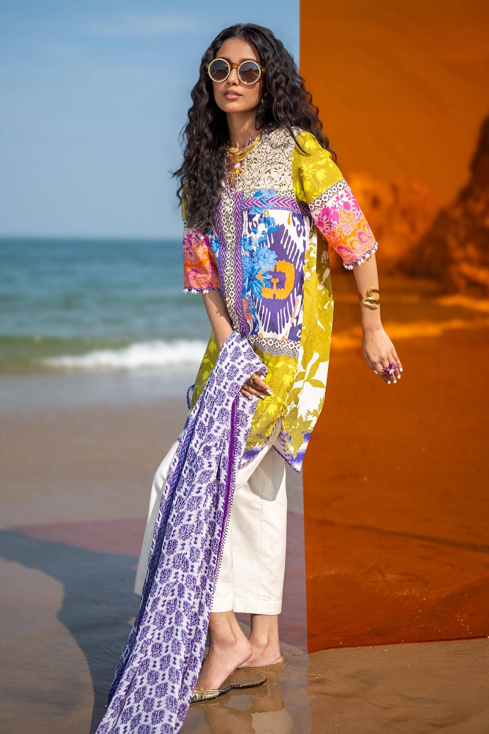 Sana Safinaz | Mahay Spring 24 | H241-015B-2I - House Of Anaya